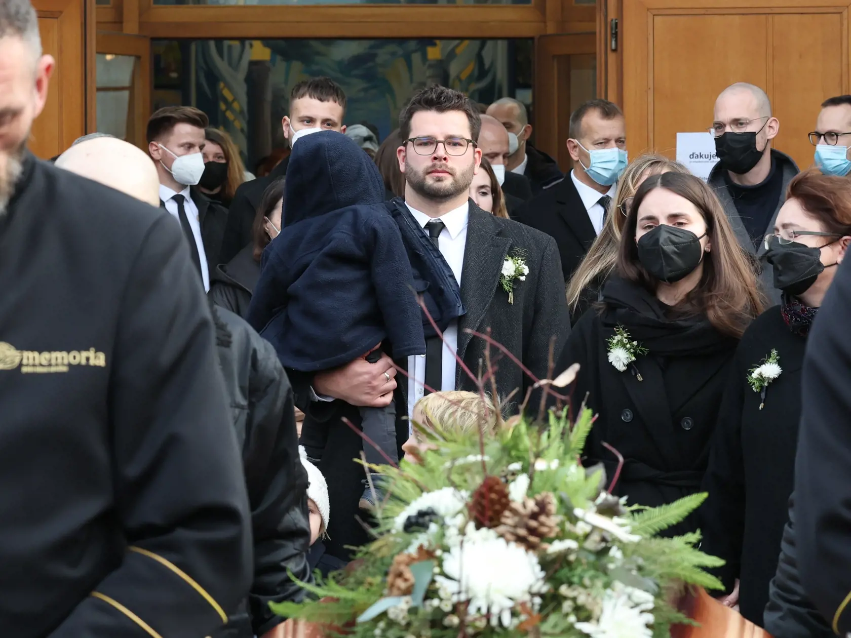 Posledná rozlúčka s profesorom Vladimírom Krčmérym v Kostole sv. Vincenta de Paul 29. decembra 2022.