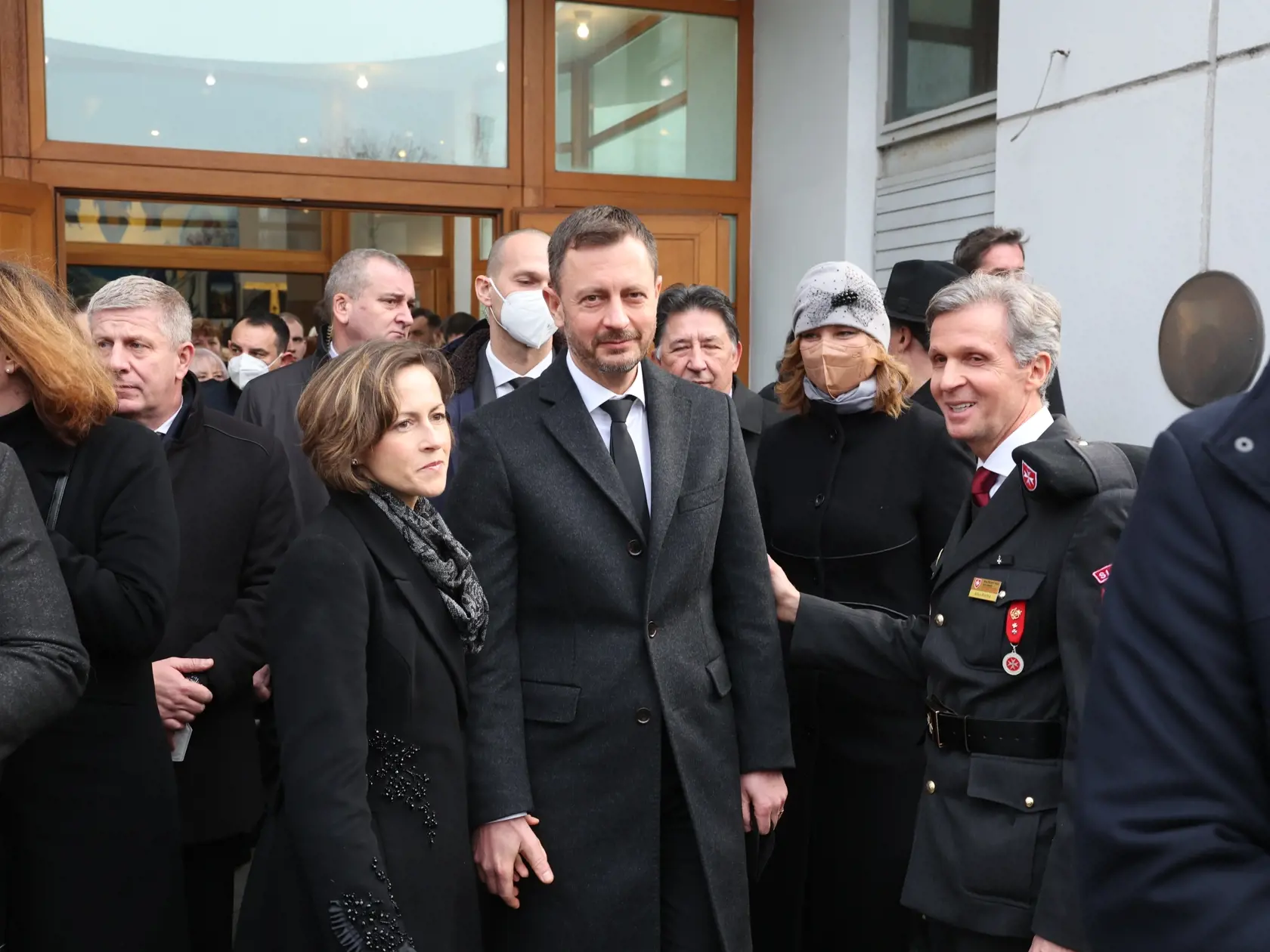 Veľa politikov: Na pohrebe profesora Krčméryho nechýbali ministri, premiér ani predseda parlamentu.