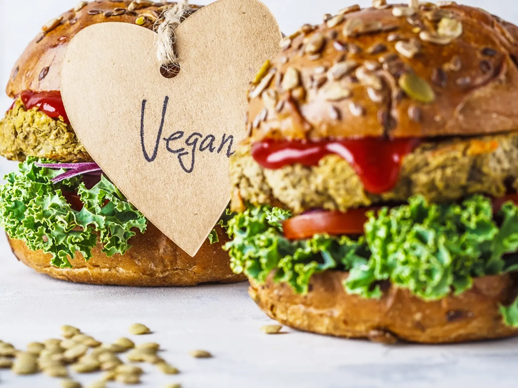 Vyskúšajte chutný veggie burger.