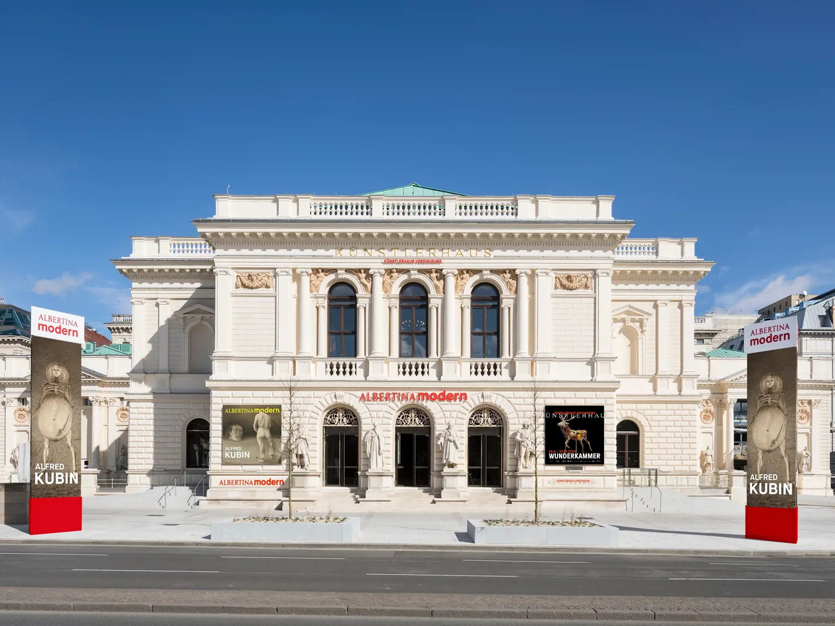 Budova múzea Albertina Modern