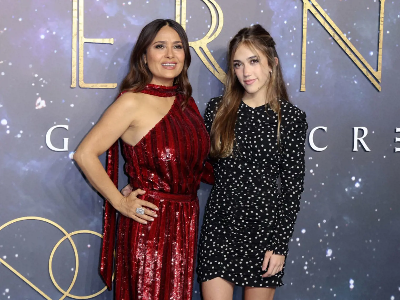 Salma Hayek s dcérou Valentinou Palomou Pinault.