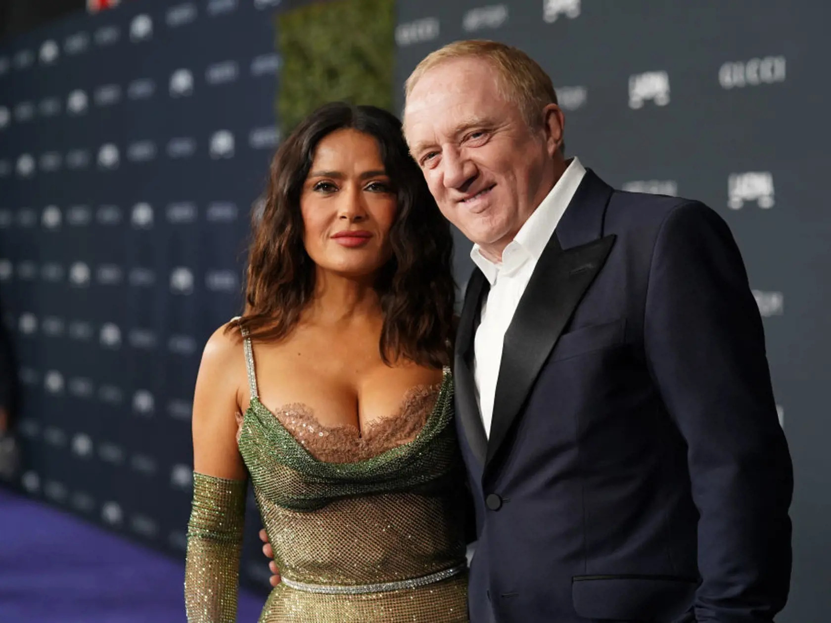 Herečka Salma Hayek spolu s manželom.