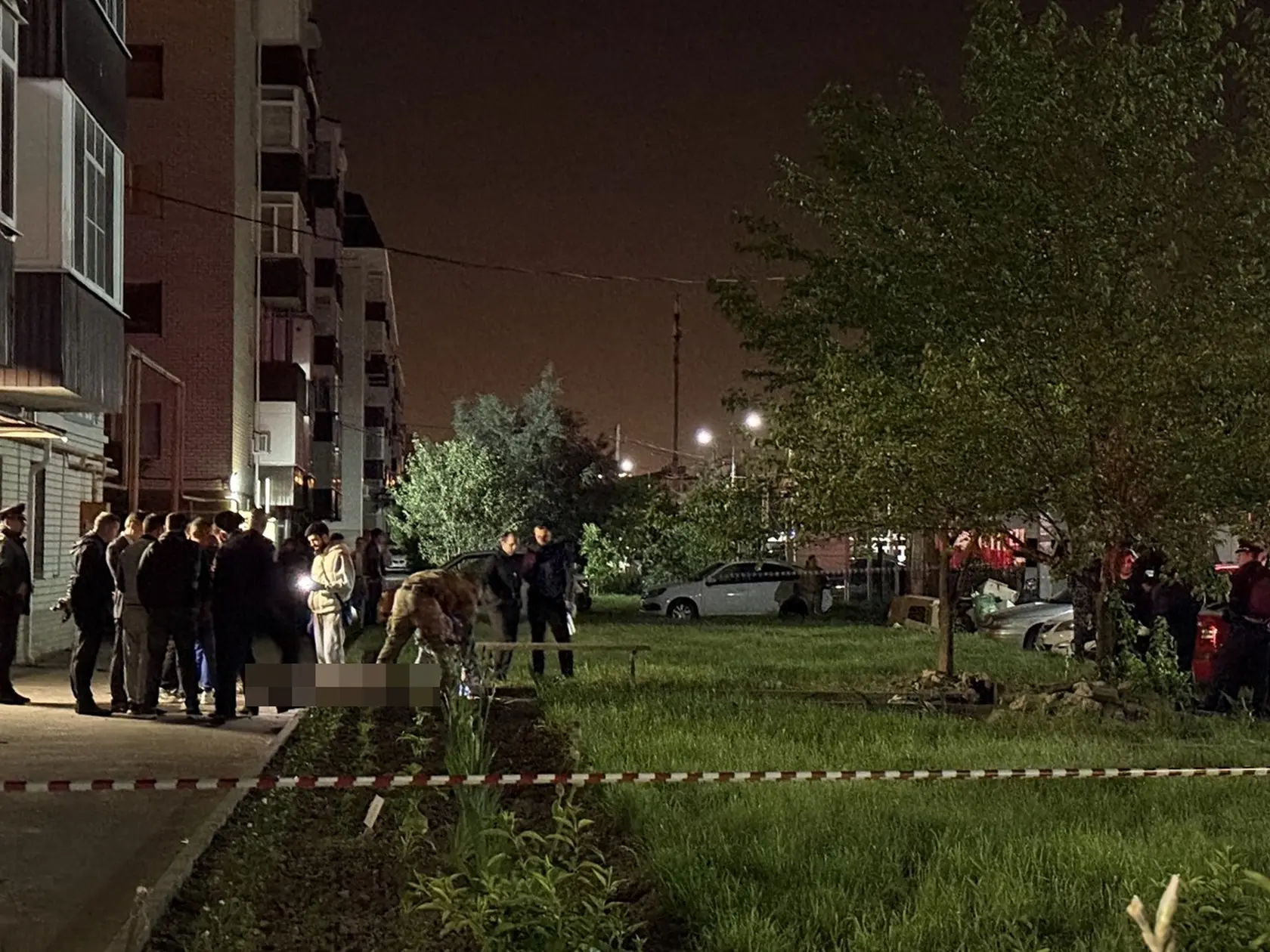 Miesto výbuchu v juhoruskom meste Stavropoľ, pri ktorom zomrel Zaur Gurciev.