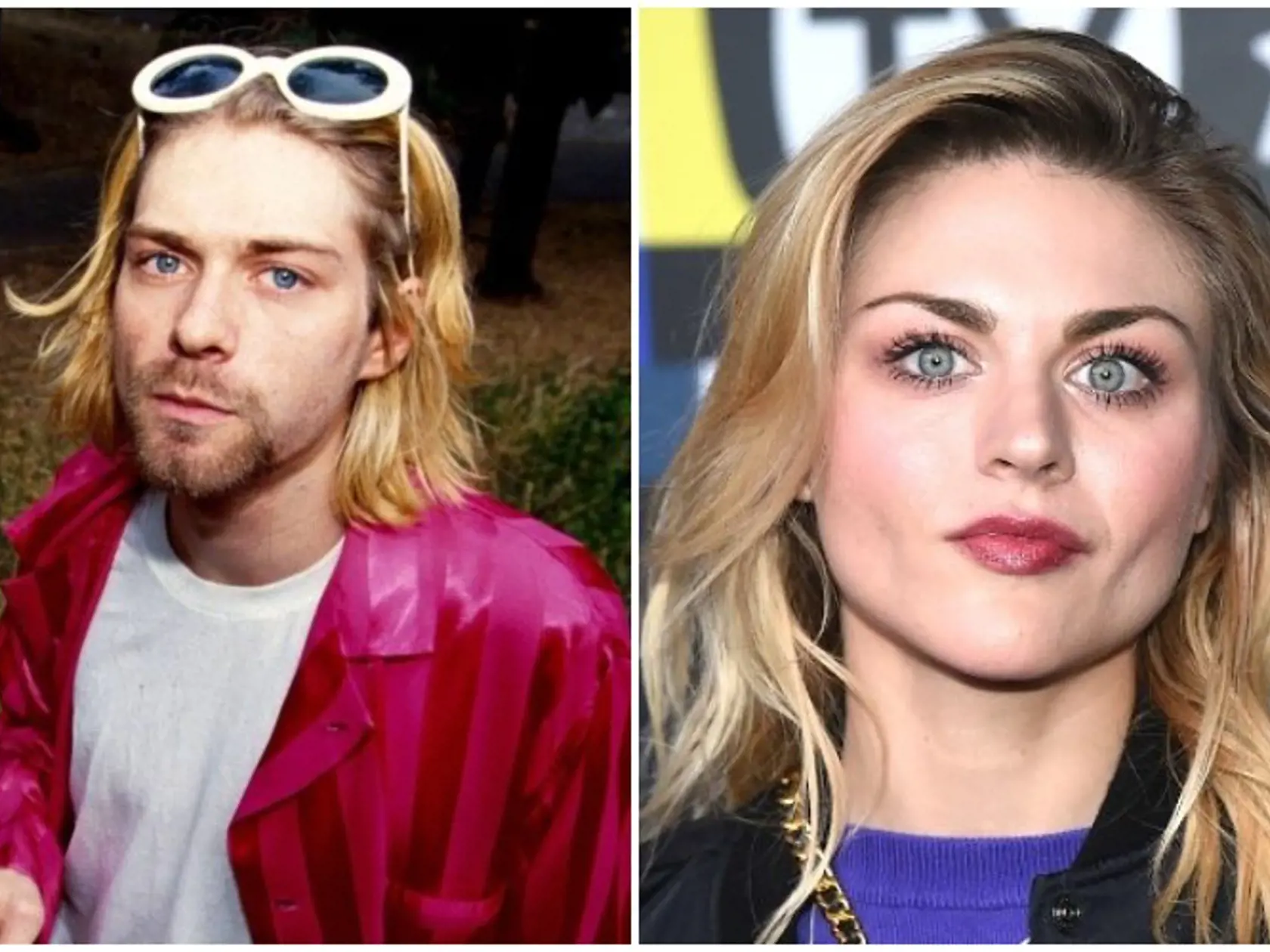 Spevák Kurt Cobain a výtvarná umelkyňa Frances Bean Cobain vo veku 26 rokov.