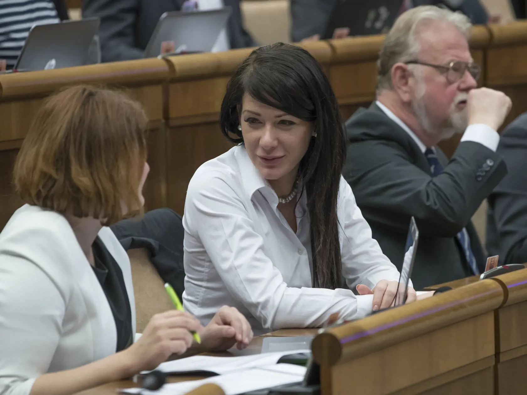 Na snímke poslankyňa NR SR Jana Cigániková (SaS)