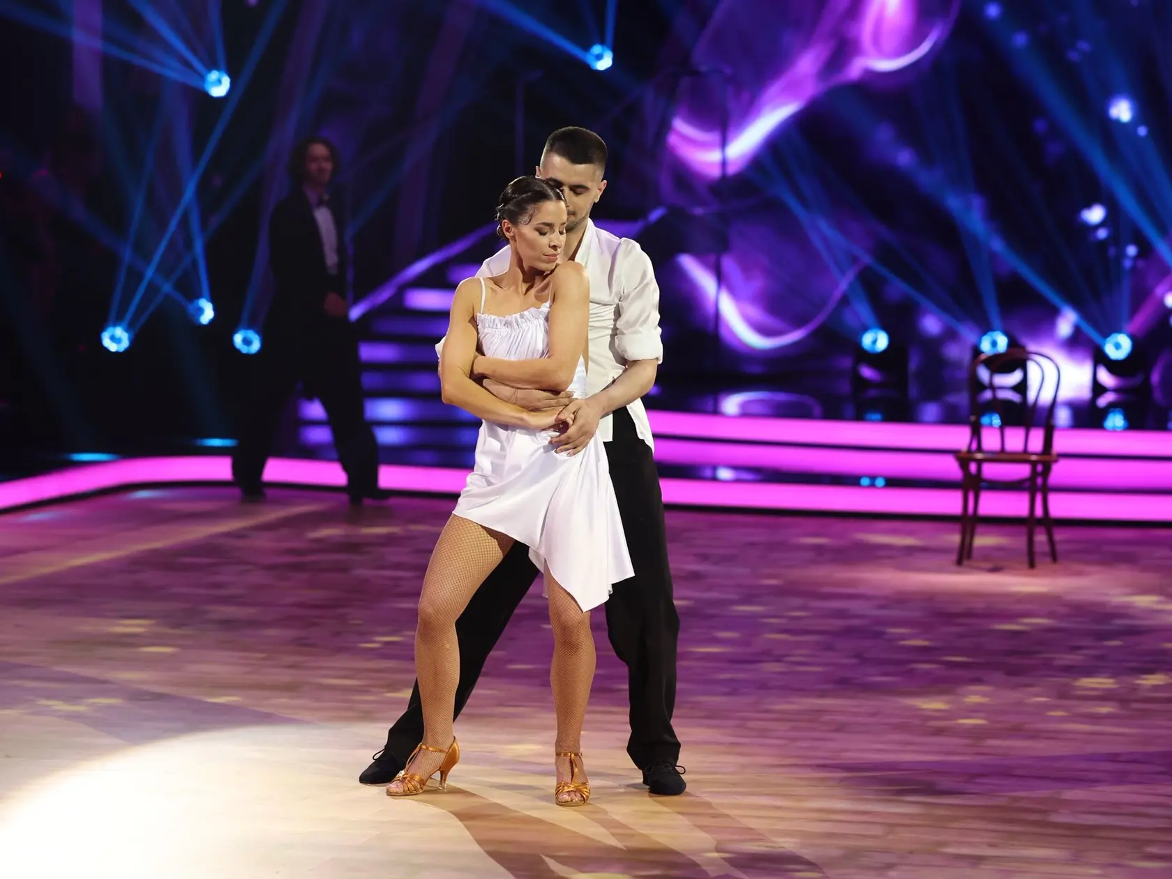 Finálové kolo Let's Dance. Na snímke Zuzana Porubjaková a Jaroslav Ihring.