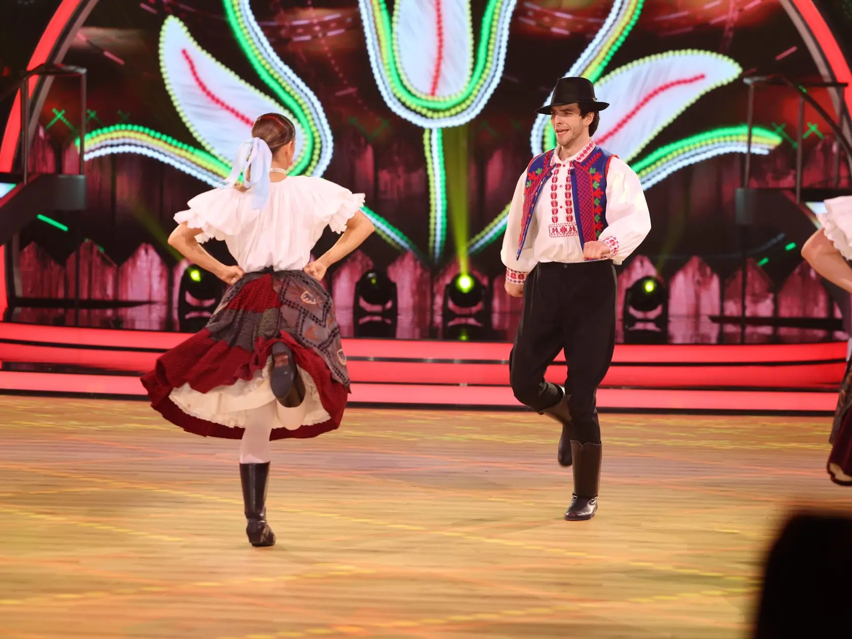 8. kolo Let's Dance. Na snímke Kristián Baran a Dominika Rošková.