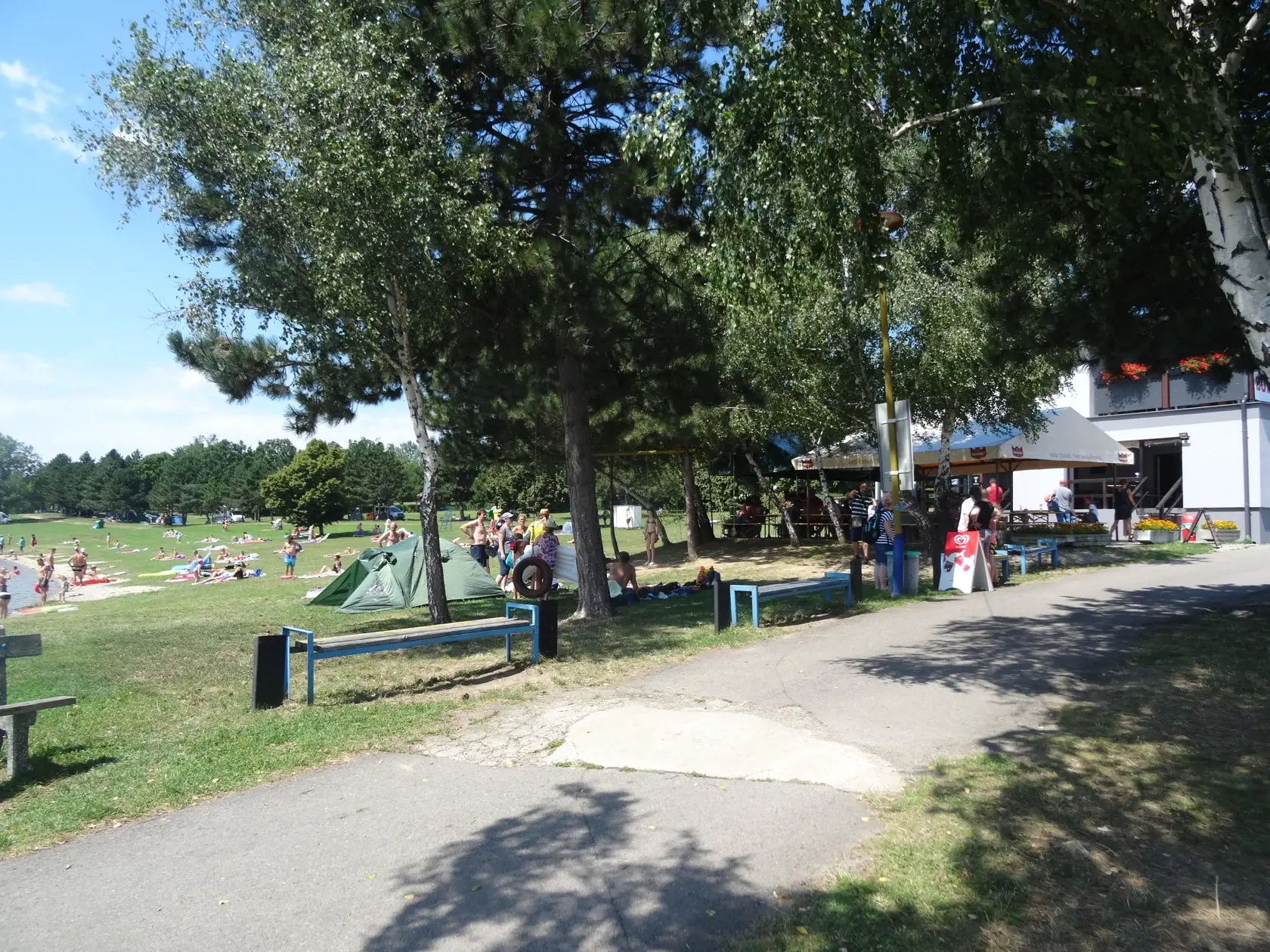 V stredisku Hôrka vládla pokojná atmosféra.