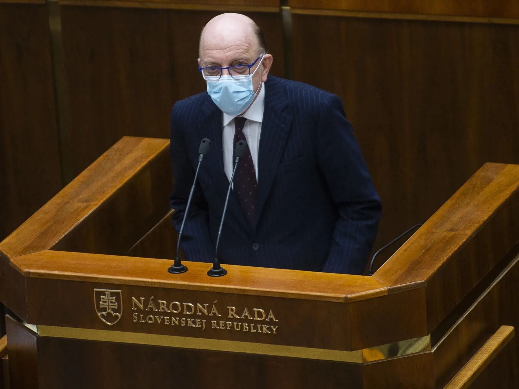 Na snímke je poslanec NR SR Alojz Baránik (SaS) počas rokovania 8. schôdze Národnej rady SR.