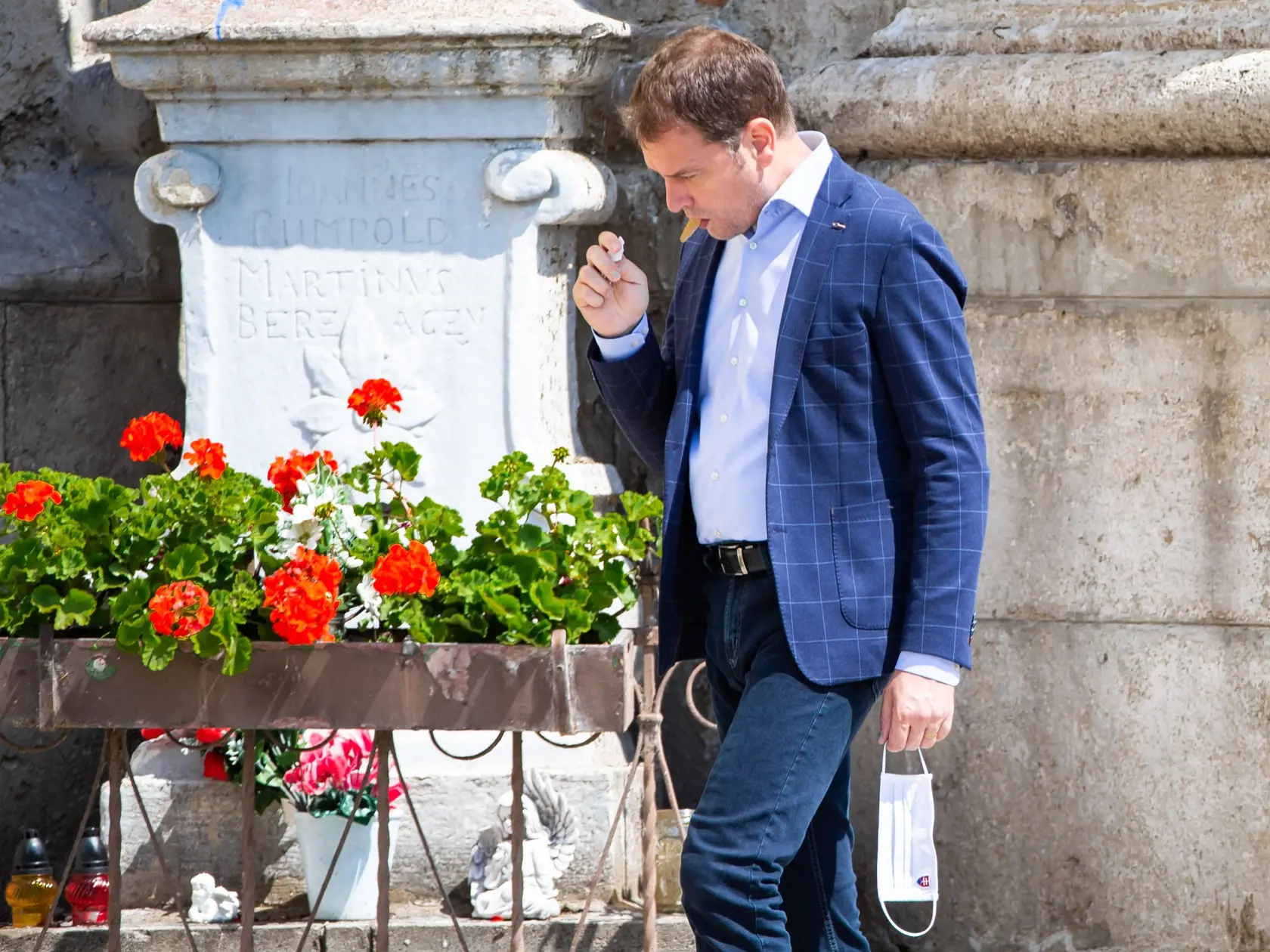 Igor Matovič a jeho dopoludne s rodinou na nedeľnej omši v Trnave.