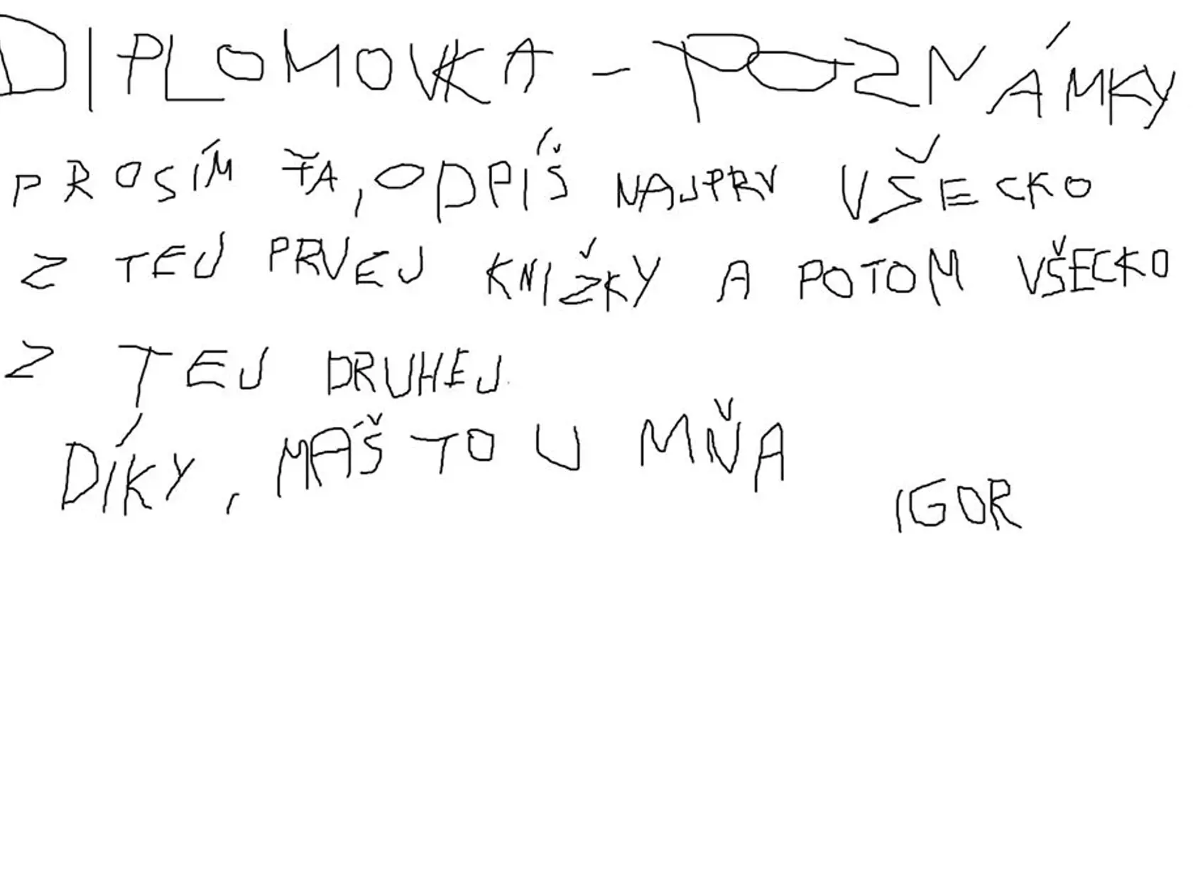 Poznámk k diplomovke