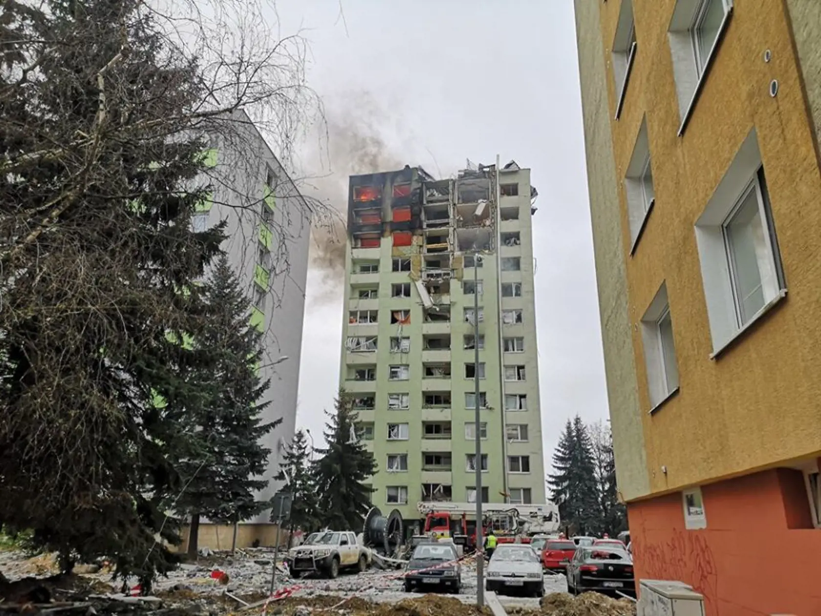 výbuch na prešovskom sídlisku
