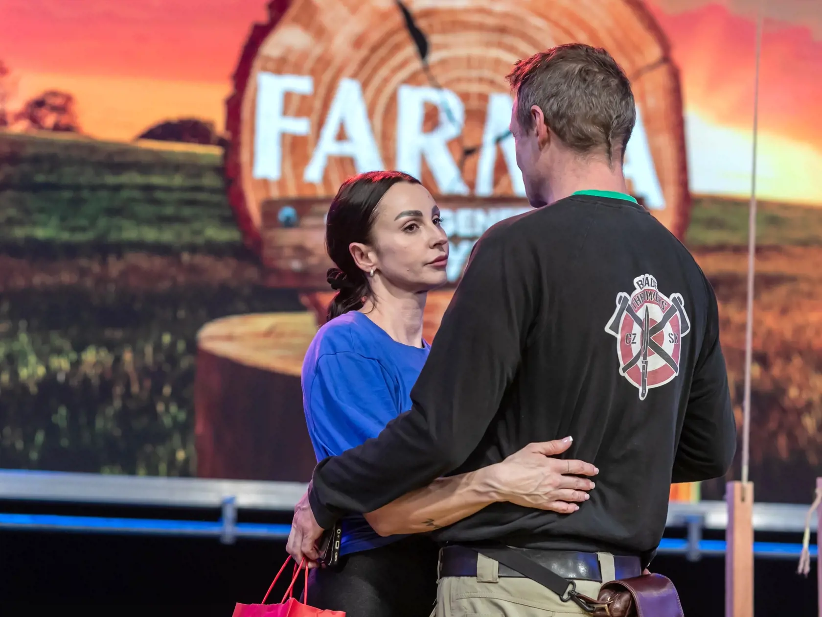 Lucia a Adam počas finále Farmy 15.