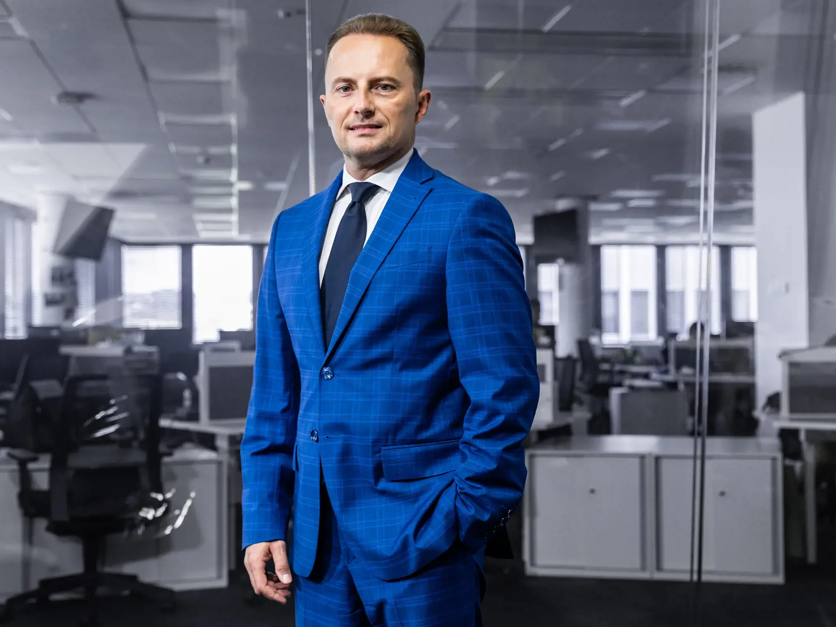 Diskusná relácia "Karty na stôl", ktorej hosťom bol Miroslav Řádek.