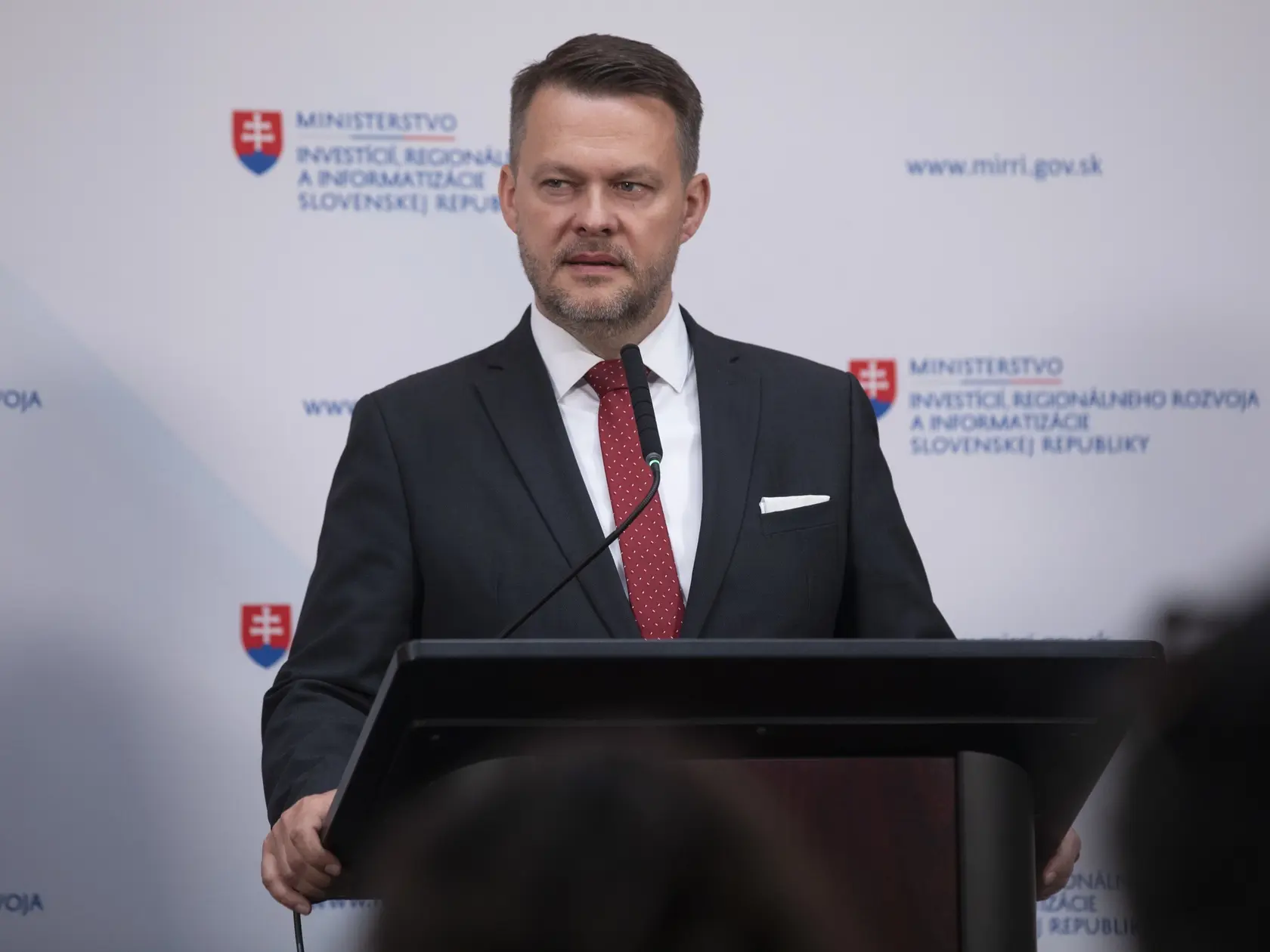 Minister investícií, regionálneho rozvoja a informatizácie, Samuel Migaľ.