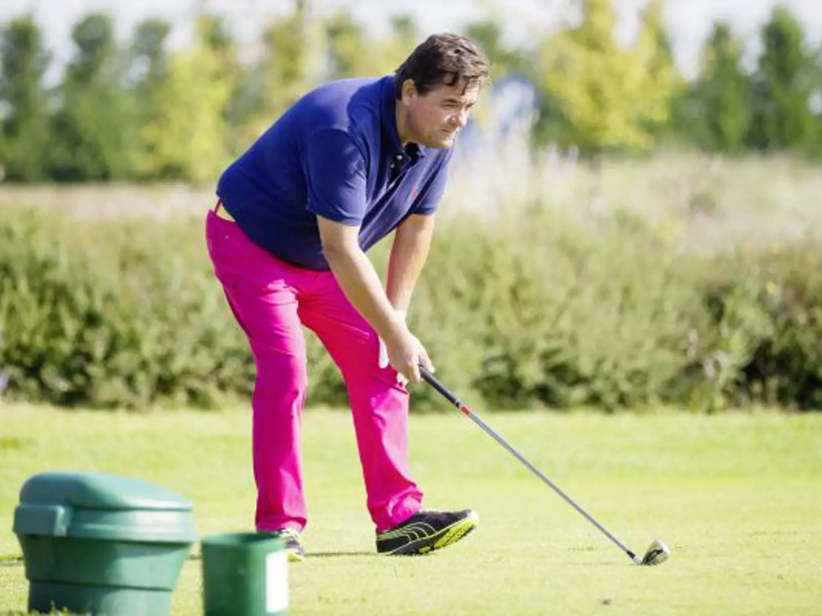 Marian Kočner na golfovom turnaji v Báči