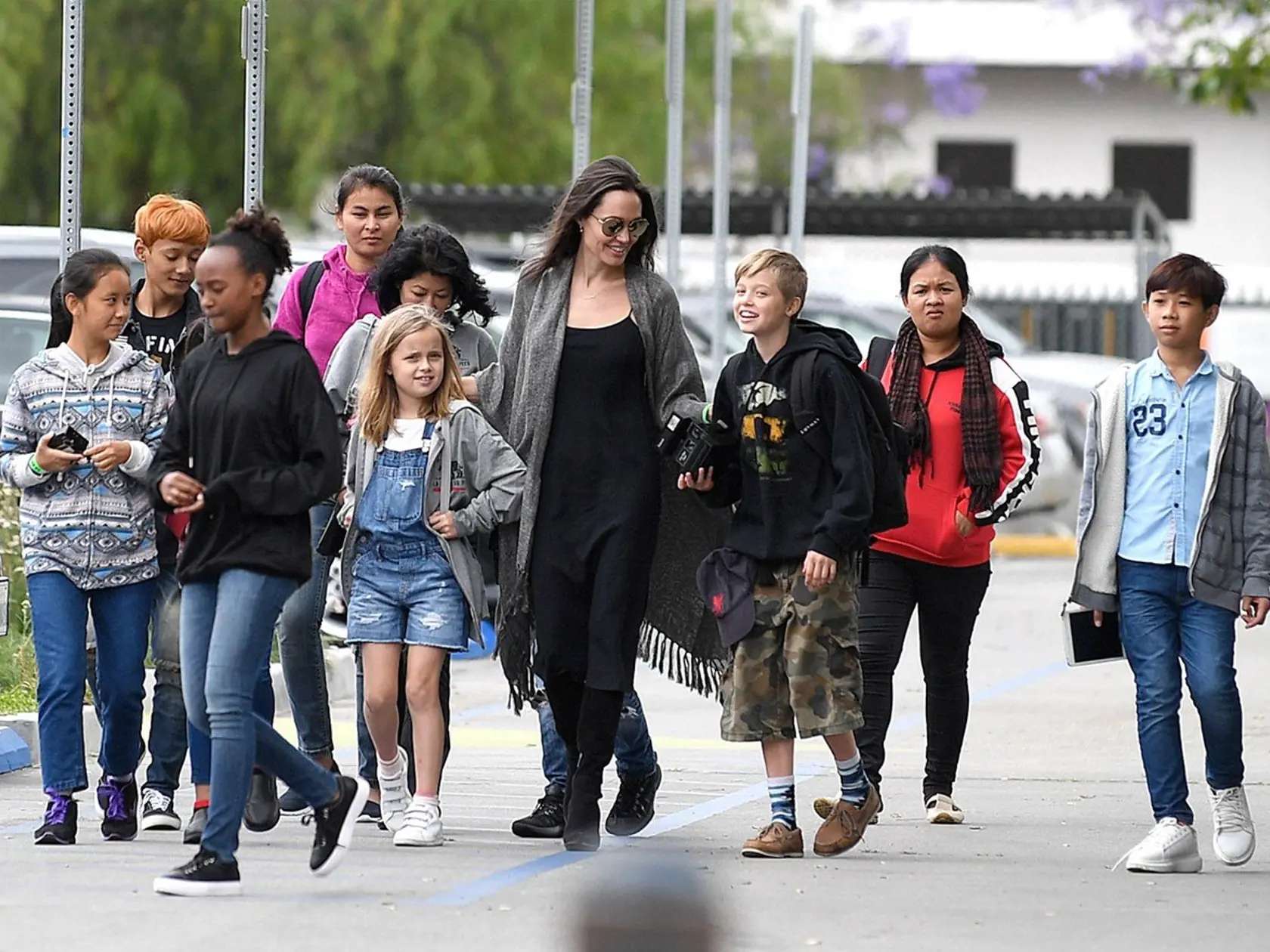 Angelina Jolie s deťmi.
