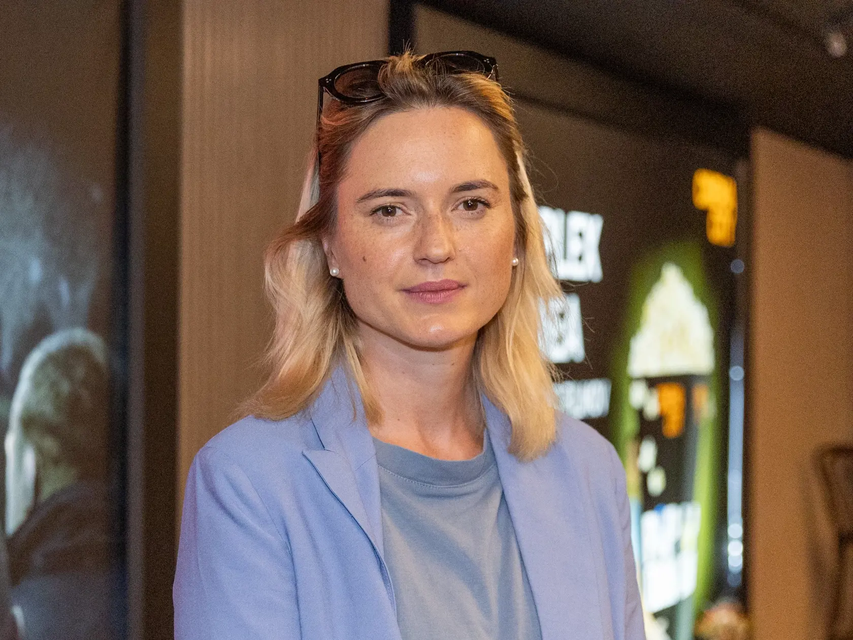 Novinárska premiéra filmu Miki. Na snímke slovenská herečka Rebeka Poláková. 
