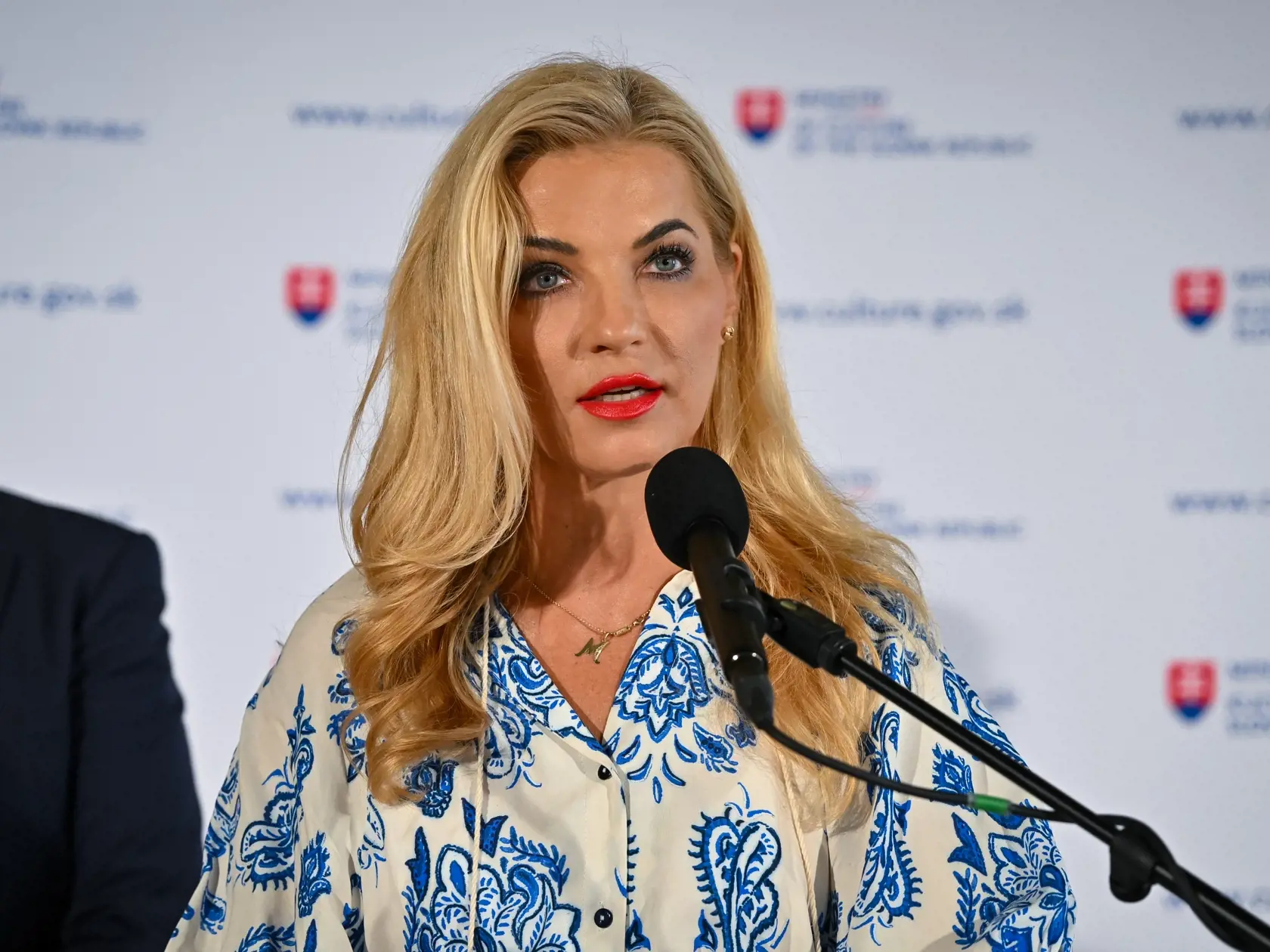 Na snímke ministerka kultúry SR Martina Šimkovičová (nominantka SNS)