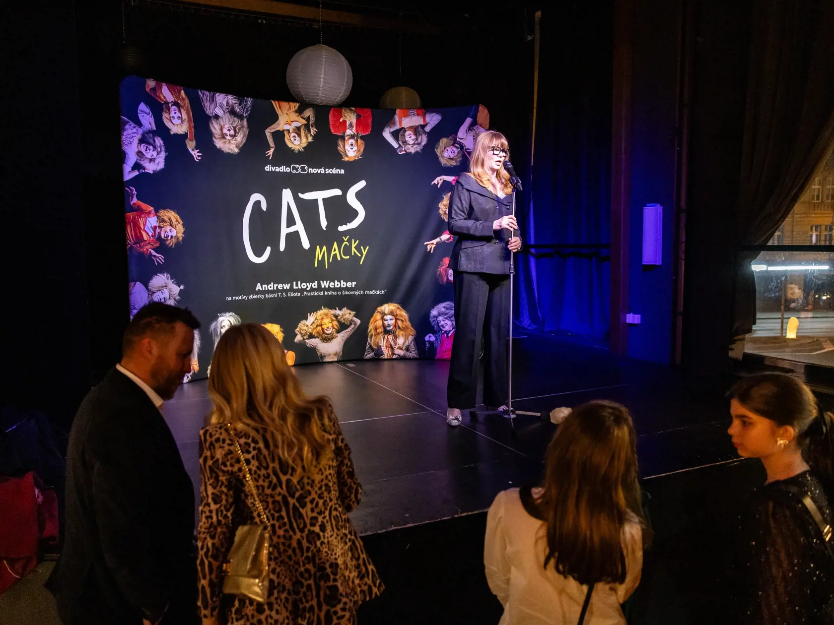 Premiéra tanečného muzikálu CATS/MAČKY v divadle Nová scéna. Na snímke je Martina Šimkovičová.