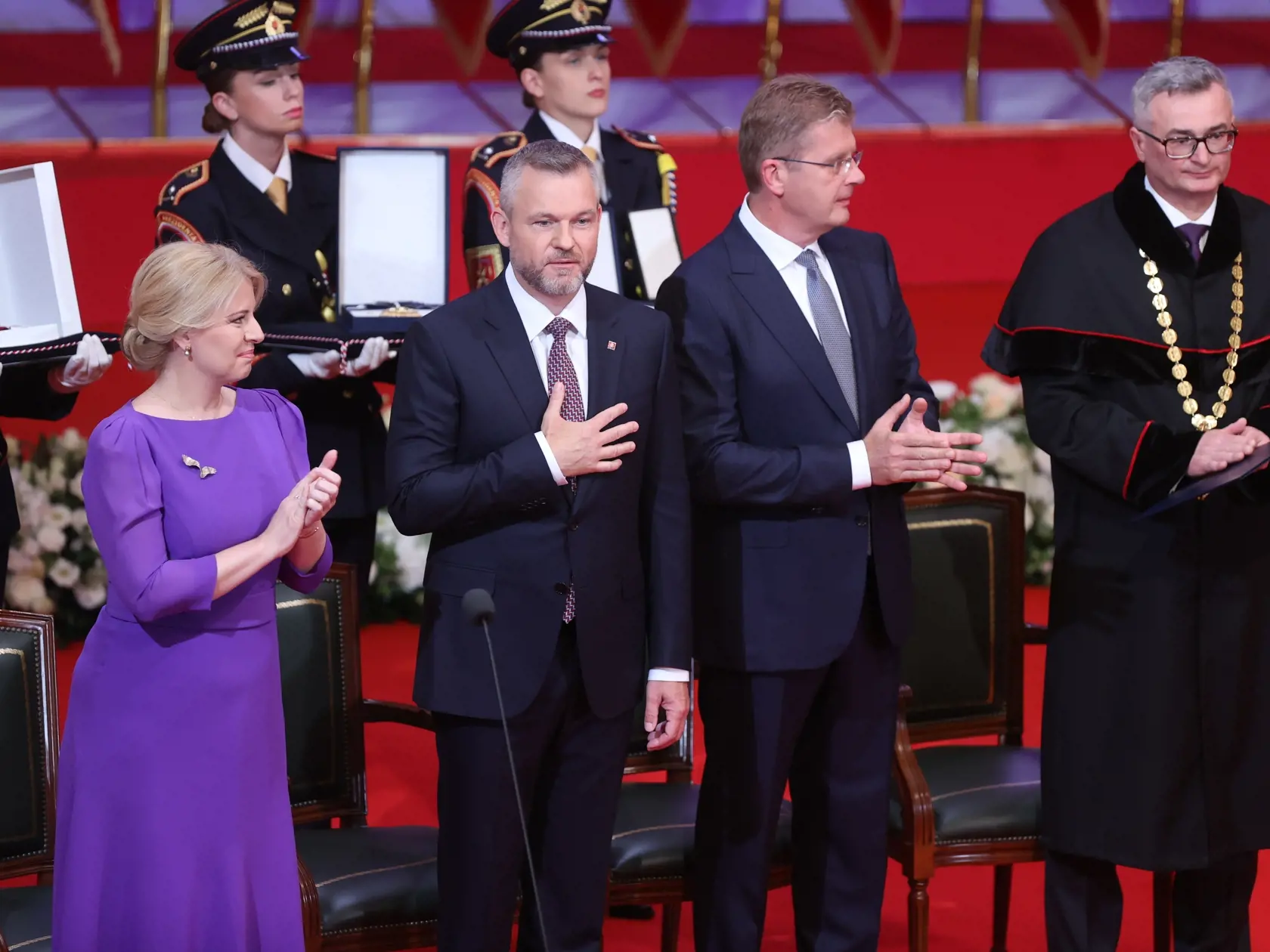 Inaugurácia nového prezidenta Slovenskej republiky Petra Pellegriniho.