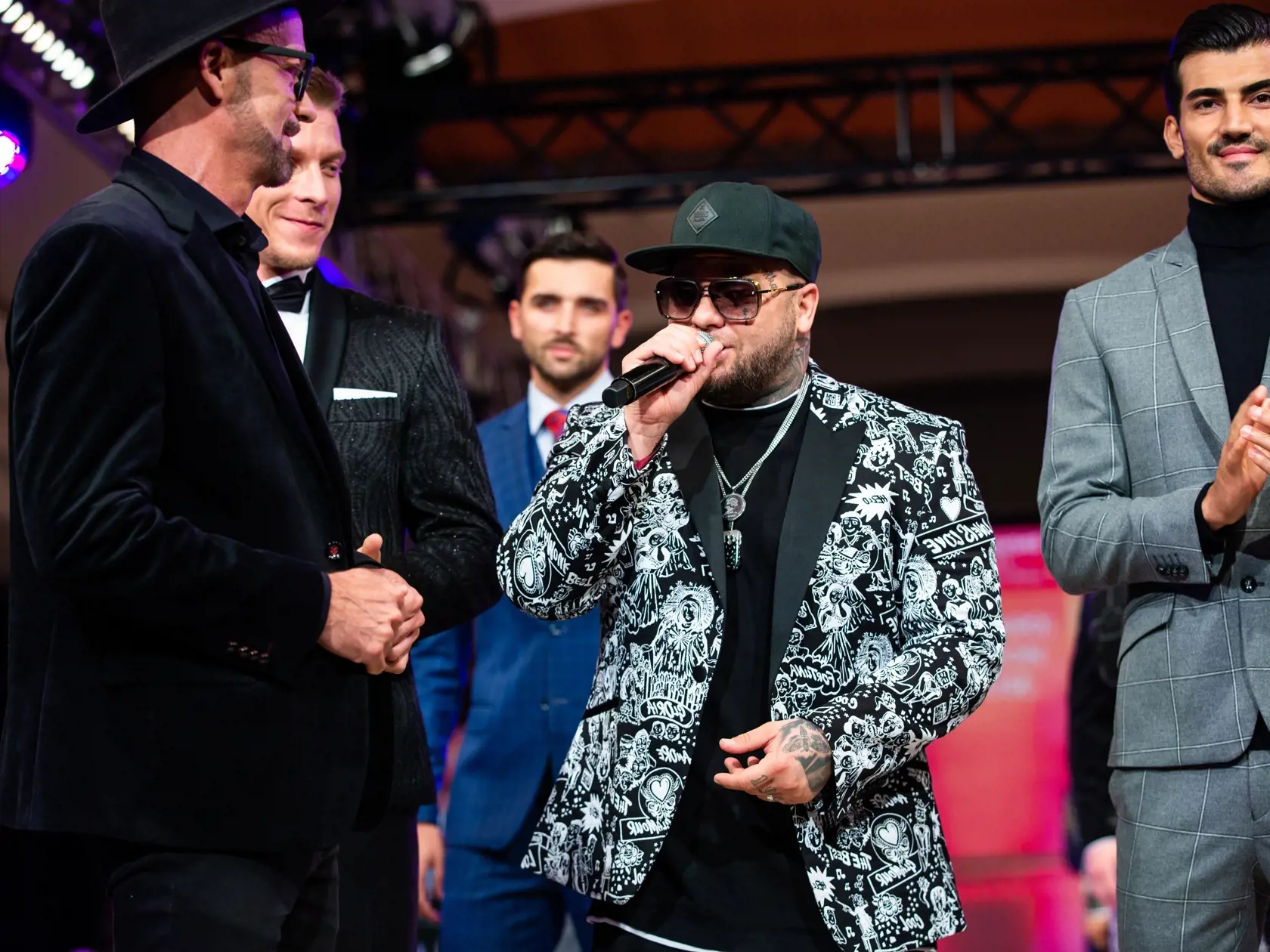 Prvý deň bratislavských módnych dní Jeseň 2019 v jednom z bratislavských hotelov. Na snímke Koloman Magyary alias Kali.