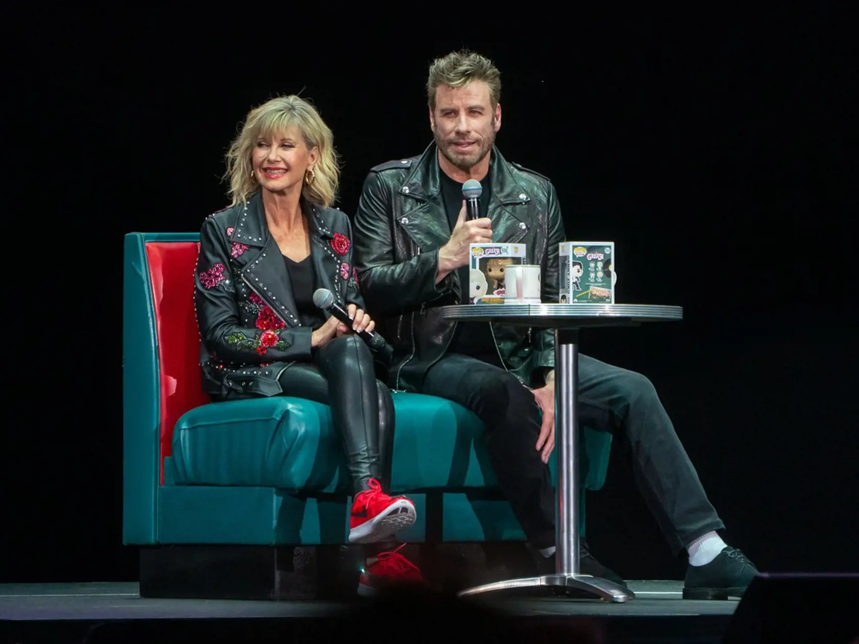 John Travolta a Olivia Newton John