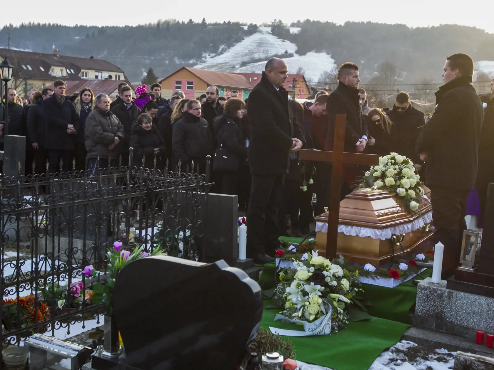 Na snímke - Pohreb novinára  Jána Kuciaka v Štiavníku

 