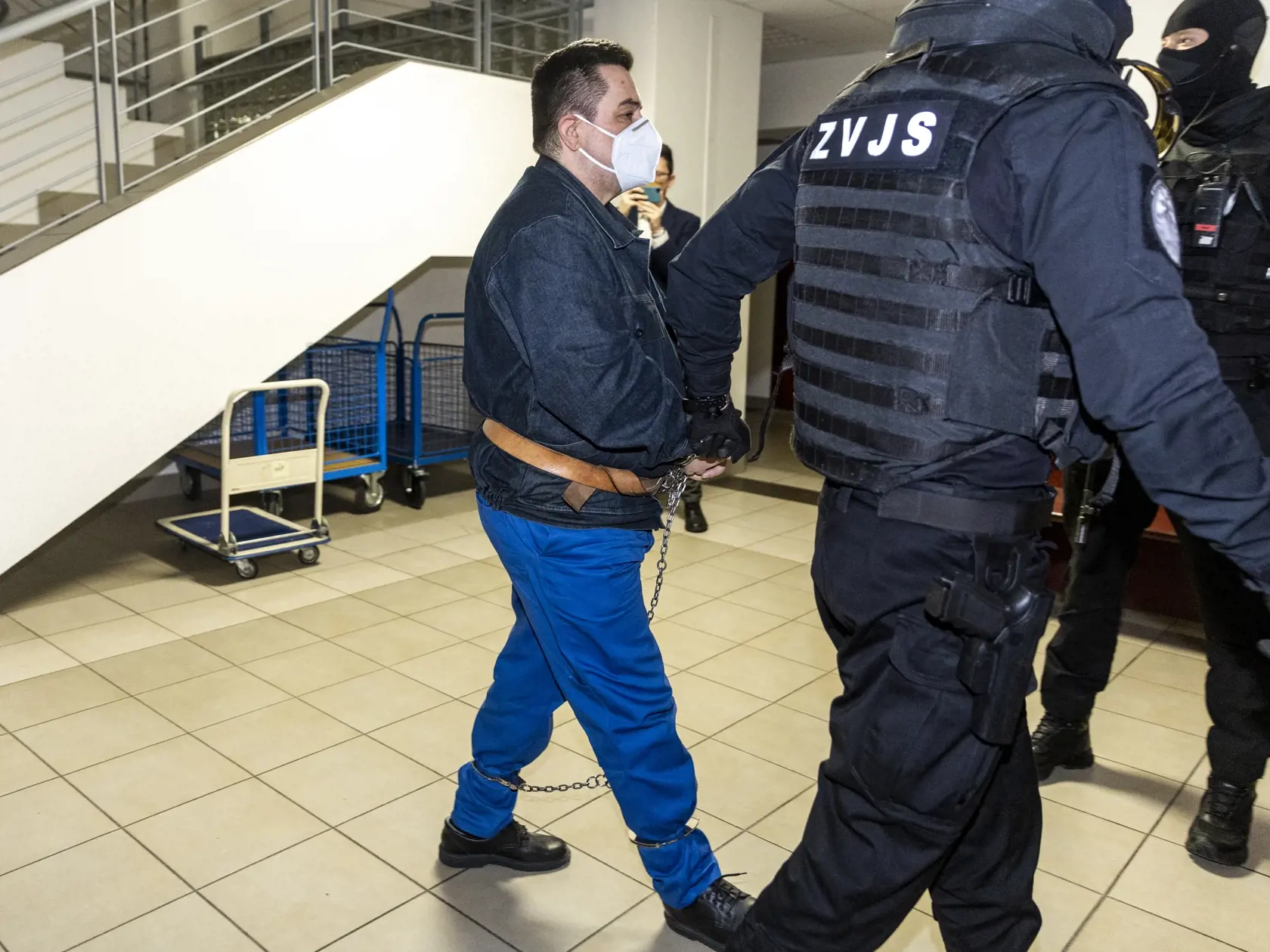 Pojednávanie v prípade vrážd Jána Kuciaka a Martiny Kušnírovej na Špecializovanom trestnom súde v Pezinku. Na snímke je Marián Kočner. 