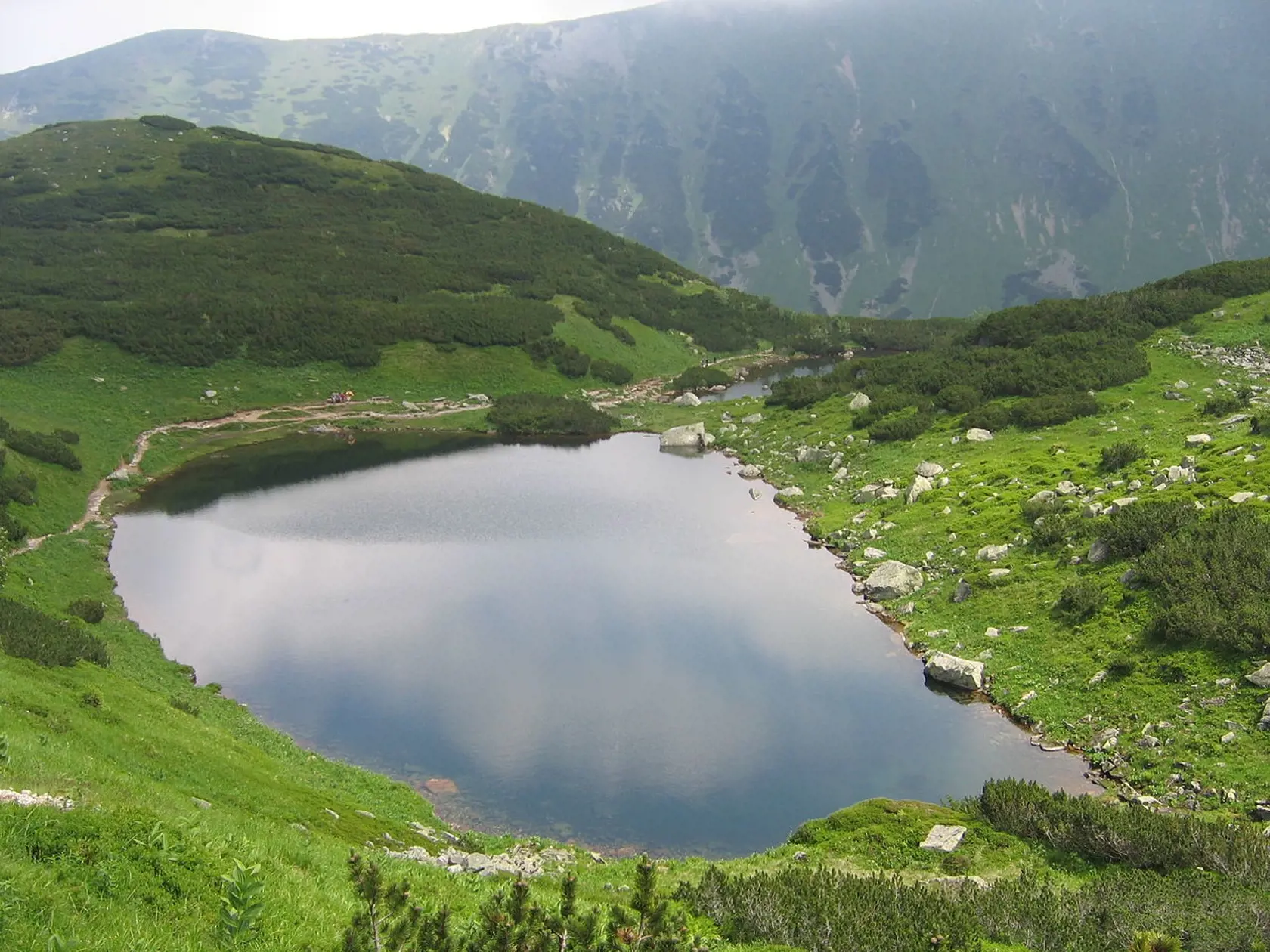 Druhé a tretie Roháčske pleso.