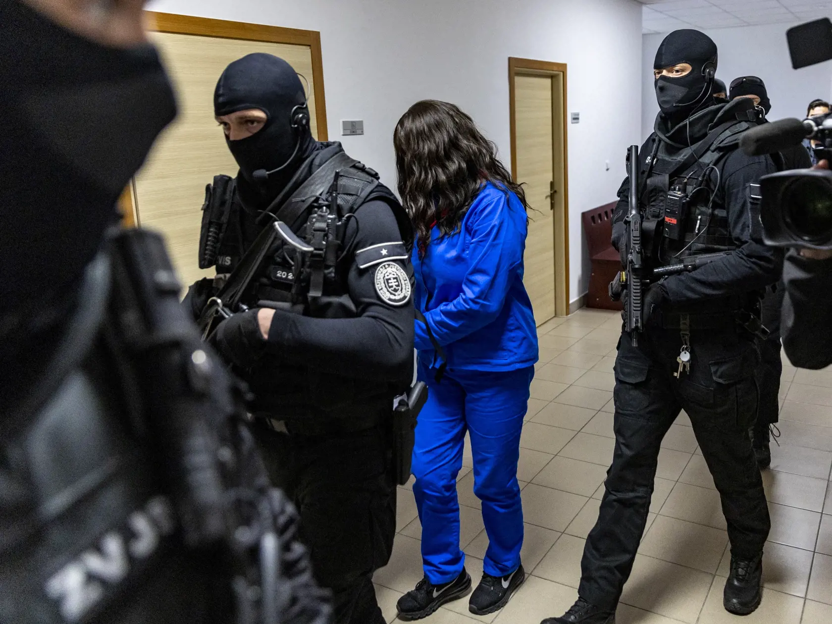 Predposledné pojednávanie v kauze Ján Kuciak, kde budú mať závarečné reči obžalovaní. Na snímke je Alena Zsuzsová. 