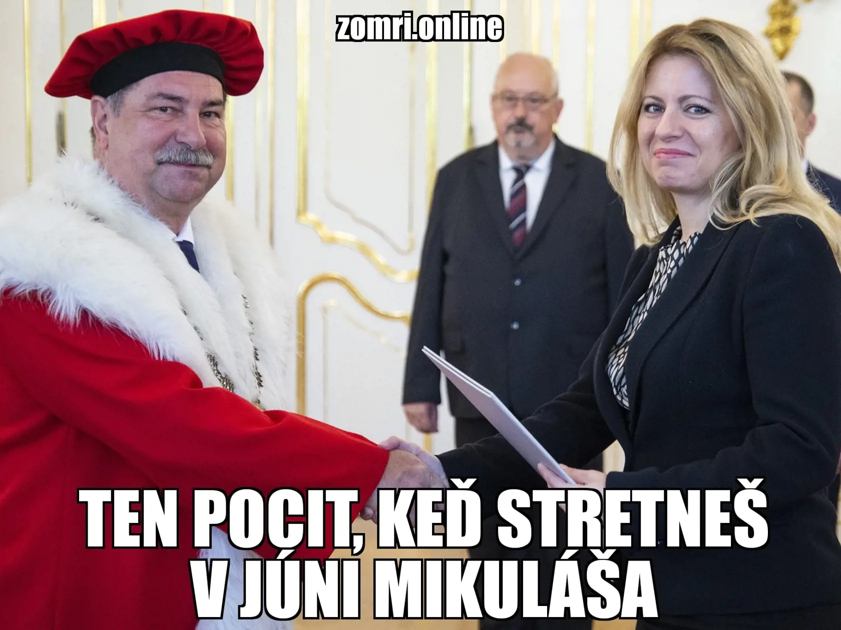 Zuzana Čaputová ako zdroj internetovej zábavy.