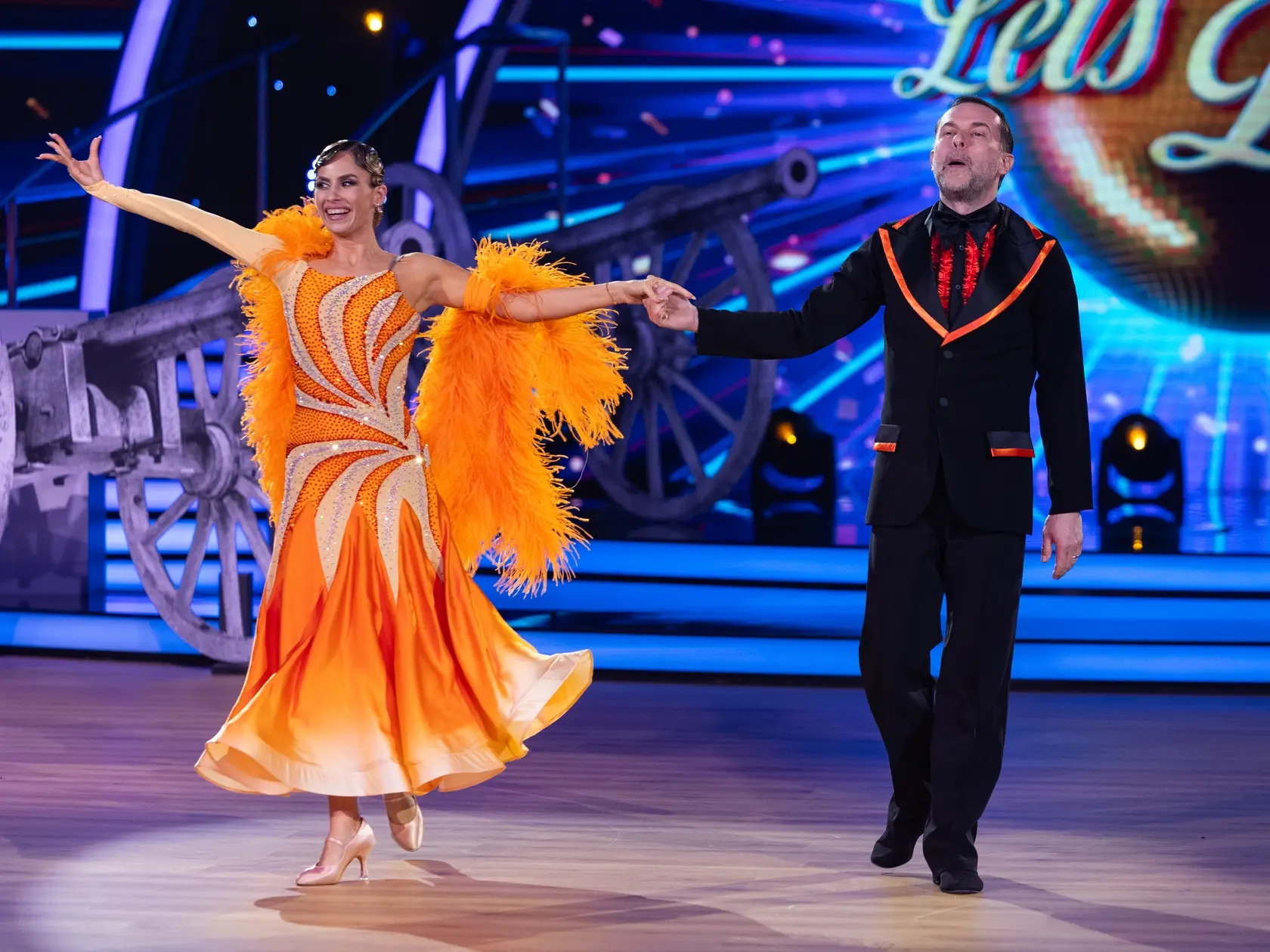 Na snímke Juraj Kemka a Natália Glosíková počas šiesteho kola Let's dance 2025.
