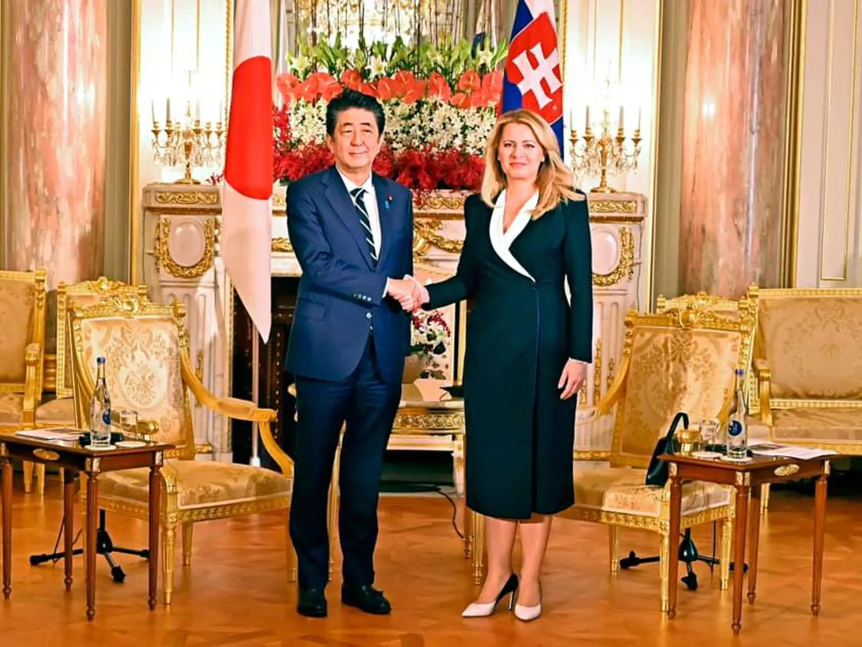 Prezidentka Zuzana Čaputová sa stretla s japonským premiérom Shinzo Abe