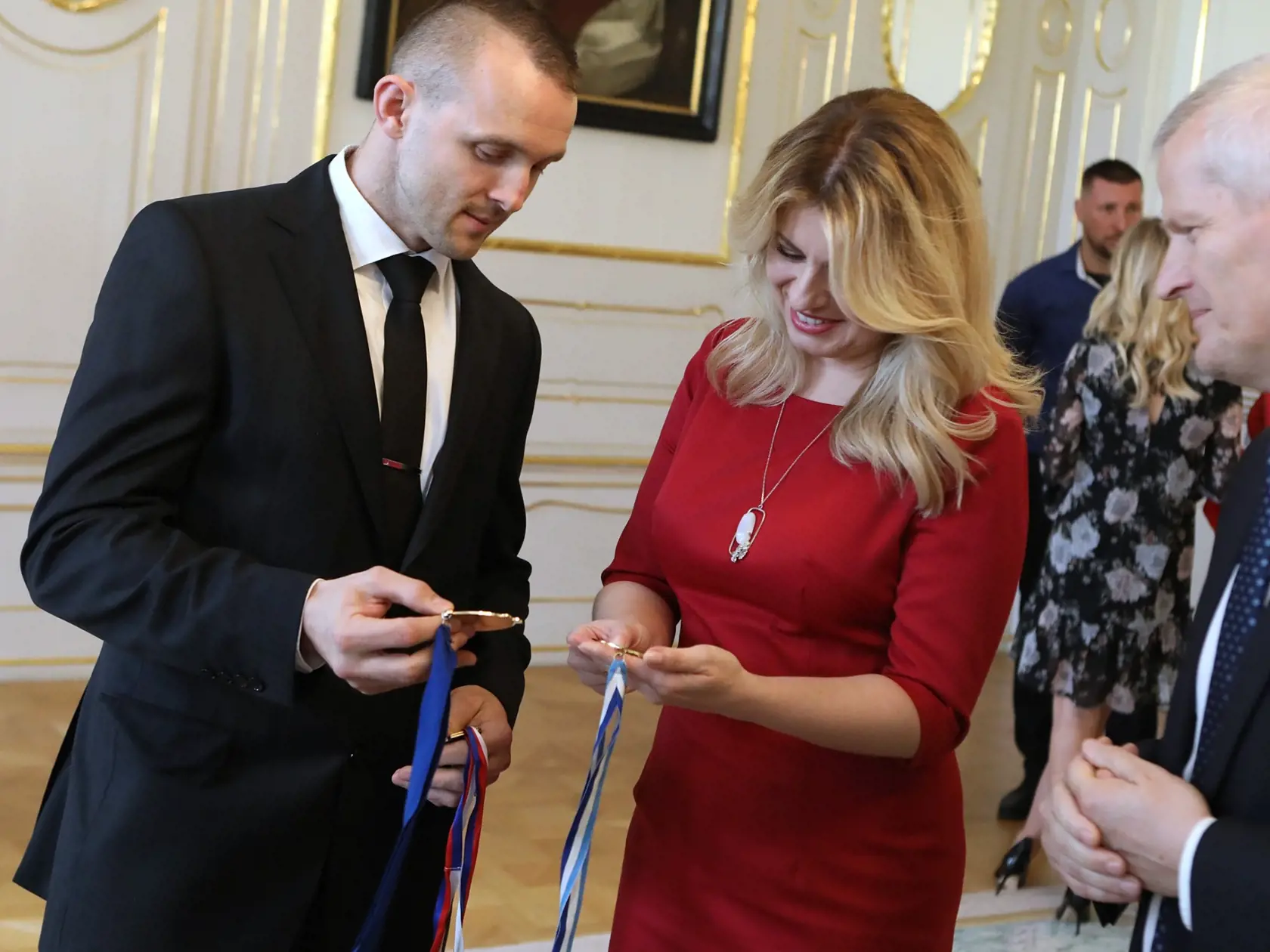 Prezidentka Zuzana Čaputová sa vo štvrtok venovala športovcom.