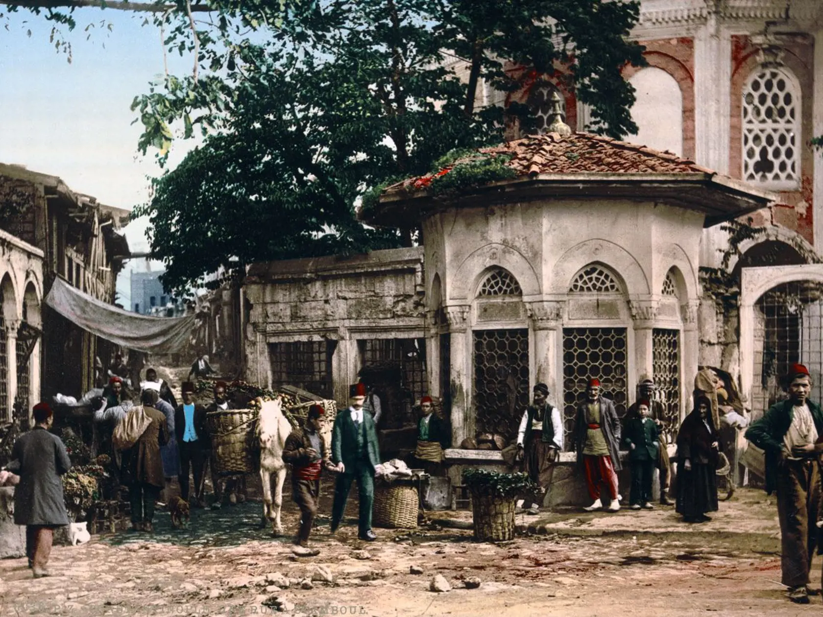Osmanská ríša koncom 19. storočia.