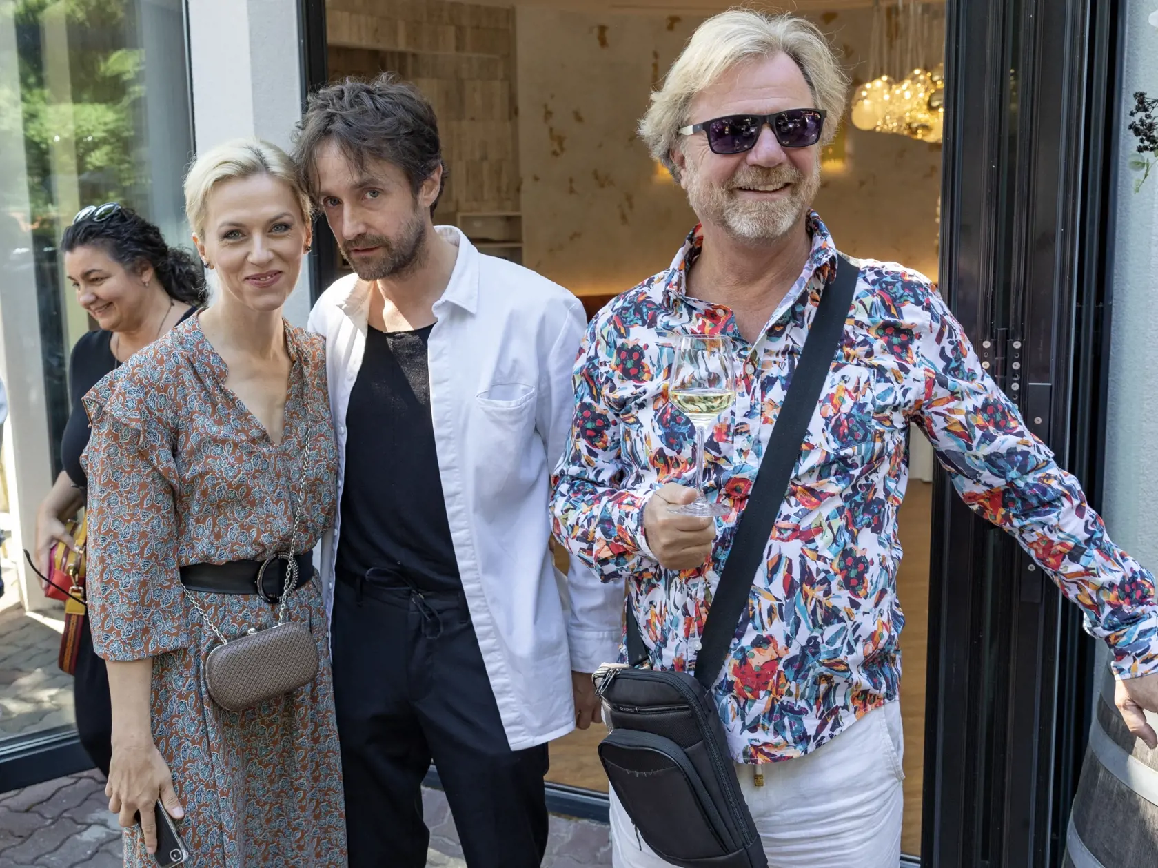 TV JOJ Summer Party - Letná média party televízie JOJ.  Na snímke je Juraj Hrčka, Maroš Kramár.