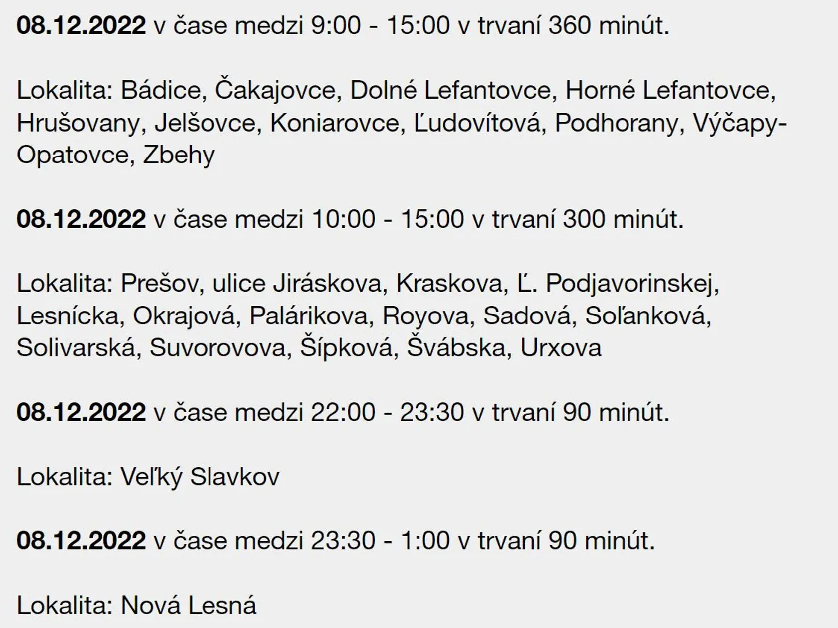 S výpadkom televízie a internetu musia Slováci počítať aj vo štvrtok.
