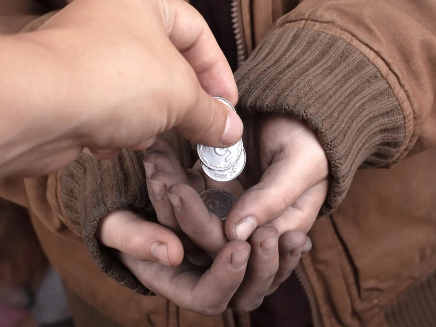 Give,Out,Coins,To,The,Poor,do,Good,Deeds,donation,.