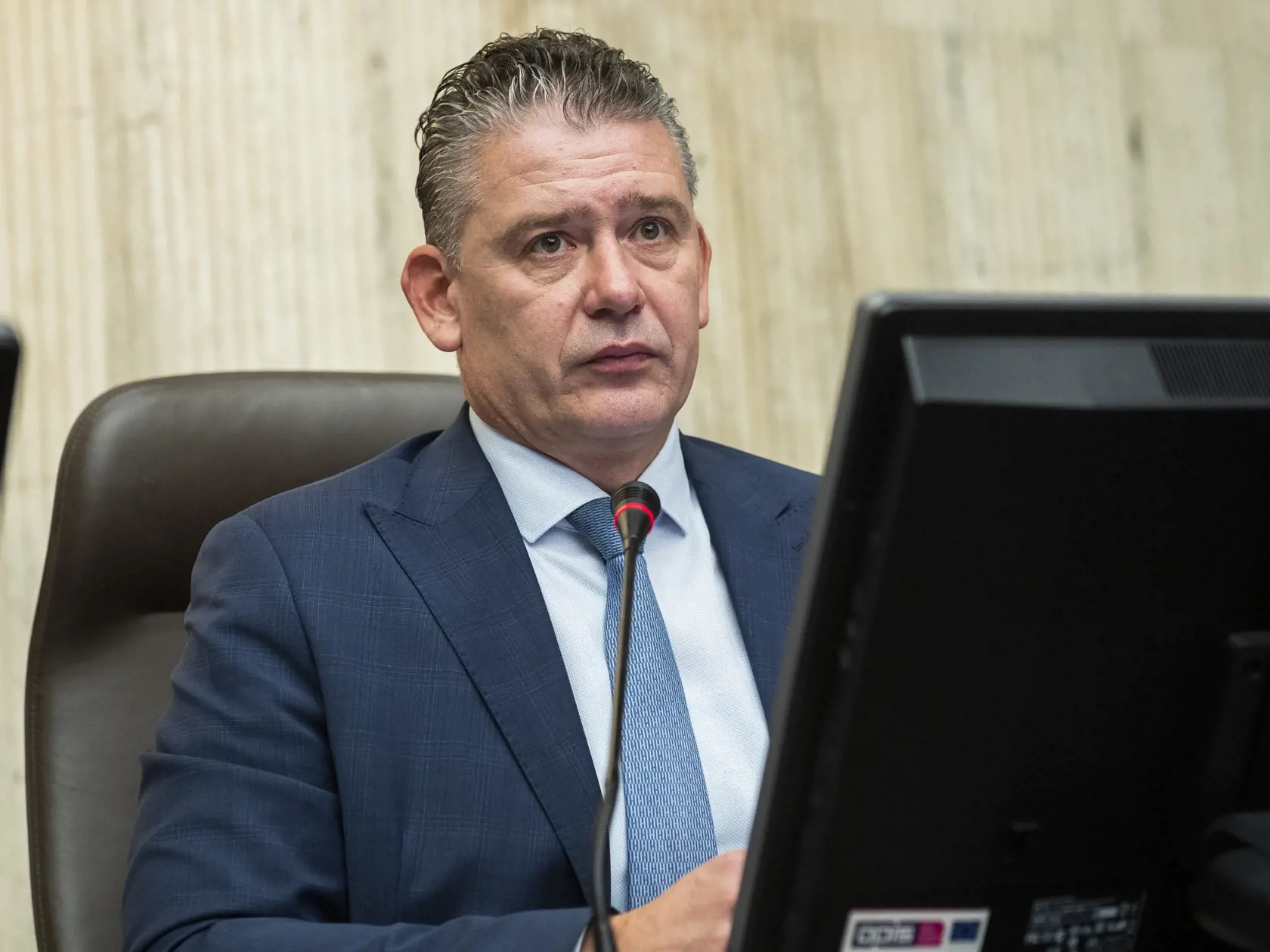 Na snímke minister vnútra SR Roman Mikulec (OĽaNO) počas 116. rokovania Vlády SR v Bratislave v stredu 9. novembra 2022. FOTO TASR - Jaroslav Novák