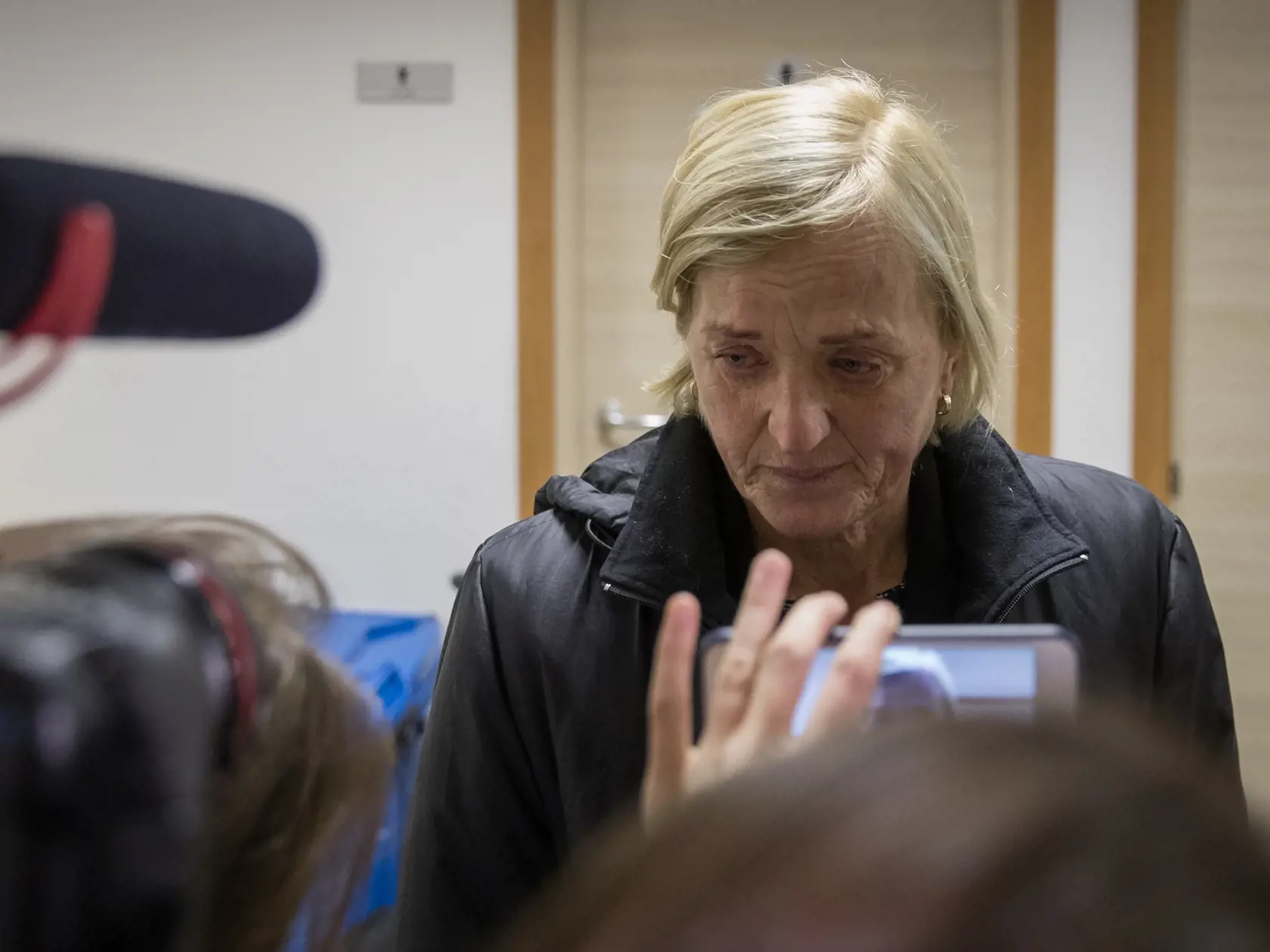 Prvé pojednávanie na Špecializovanom trestnom súde v Pezinku vo veci vraždy investigatívneho novinára Jána Kuciaka a jeho snúbenice Martiny Kušnírovej. Na snímke je Zlatica Kušnírová, matka zavraždenej Martiny Kušnírovej.