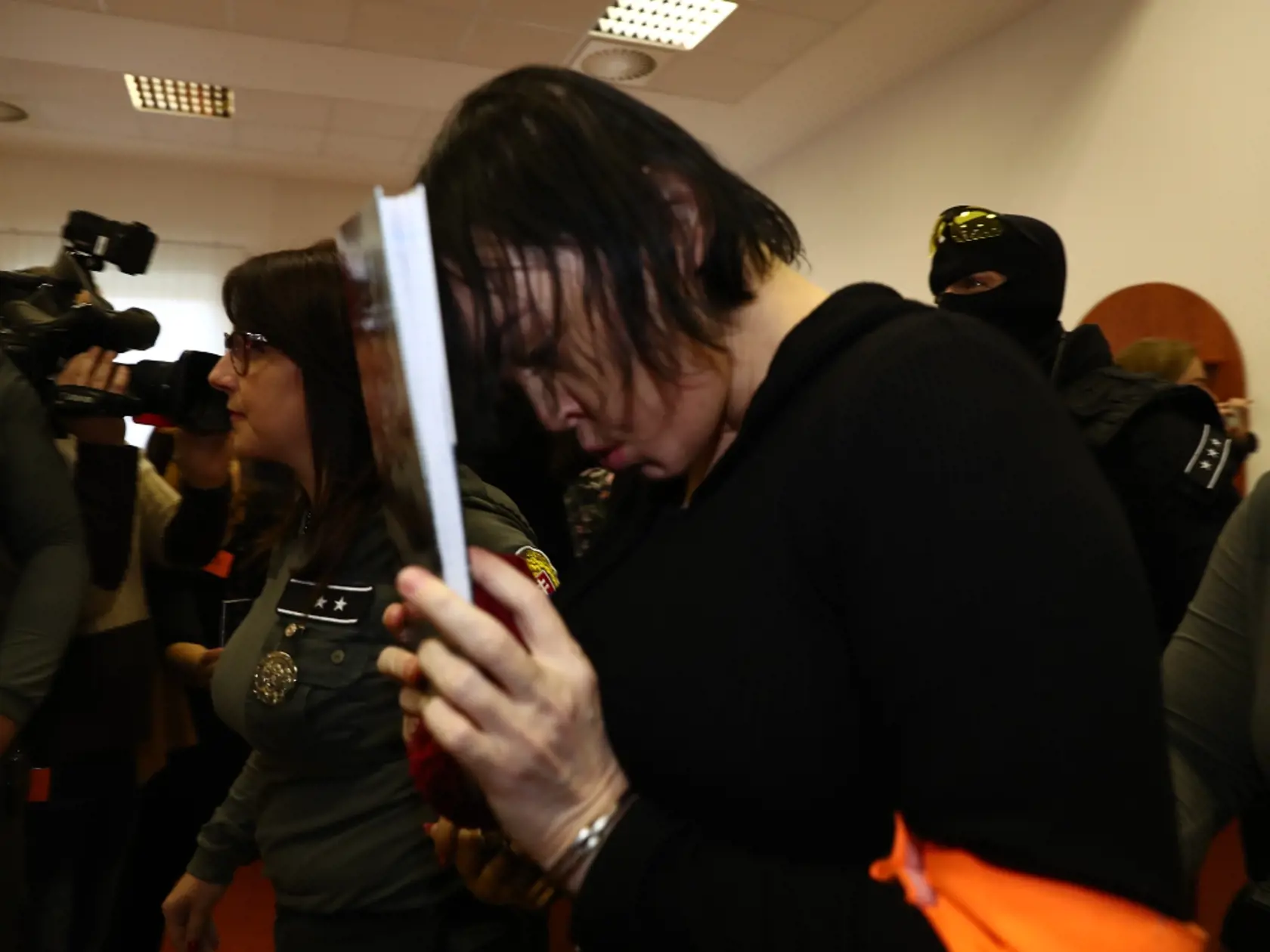 Fotografie z prípravného pojednávania obžaloby vo veci vraždy investigatívneho novinára Jána Kuciaka a jeho snúbenice Martiny Kušnírovej