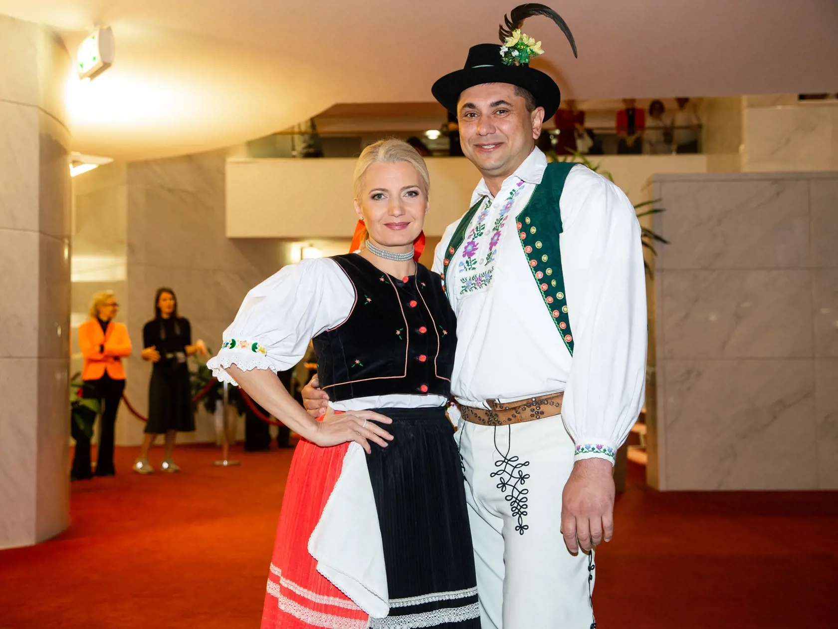Galavečer Slovenka roka: Na snímke Aneta Parišková a Miroslav Polakovič.