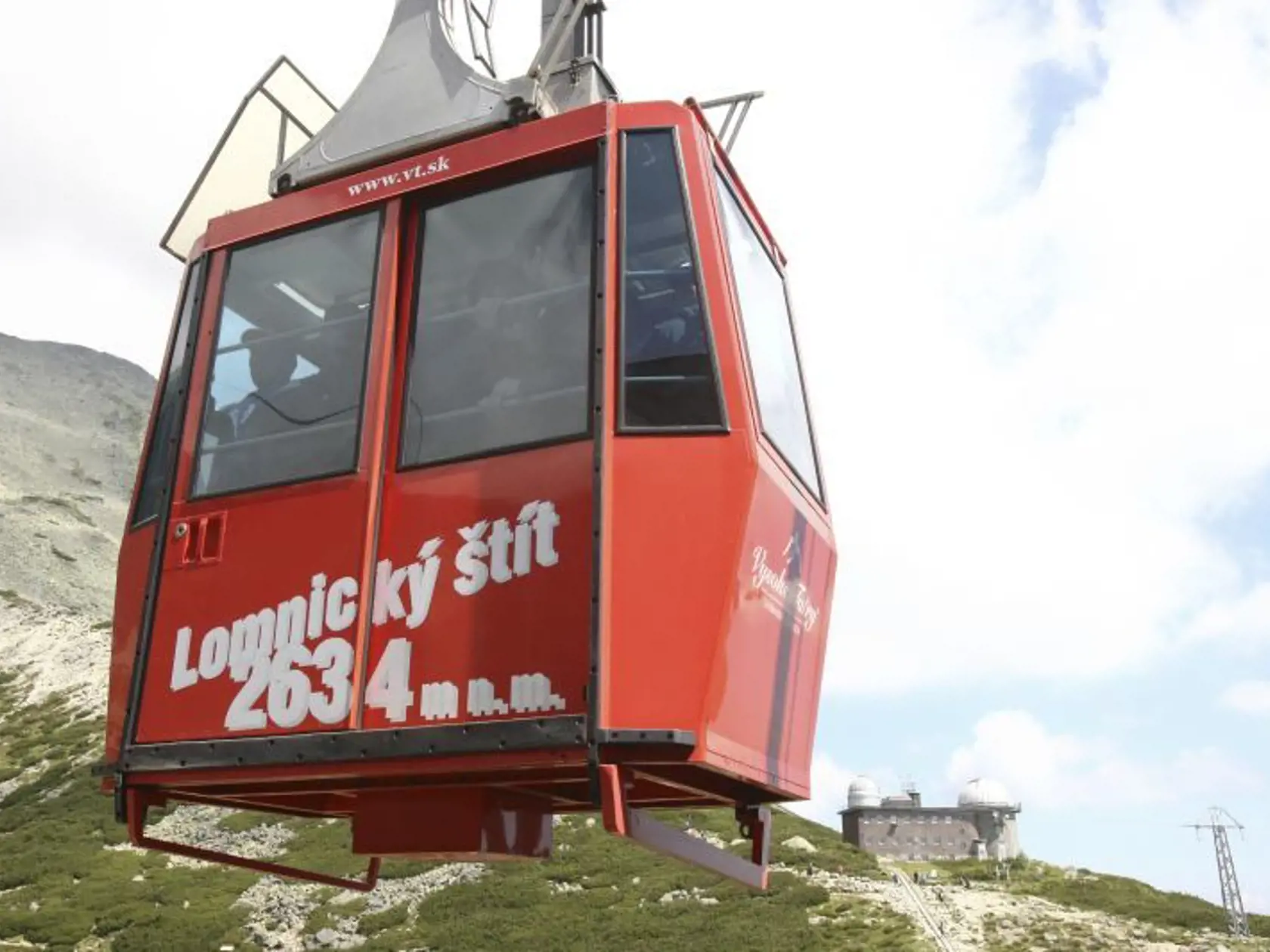 Lanovka na Lomnický štít.