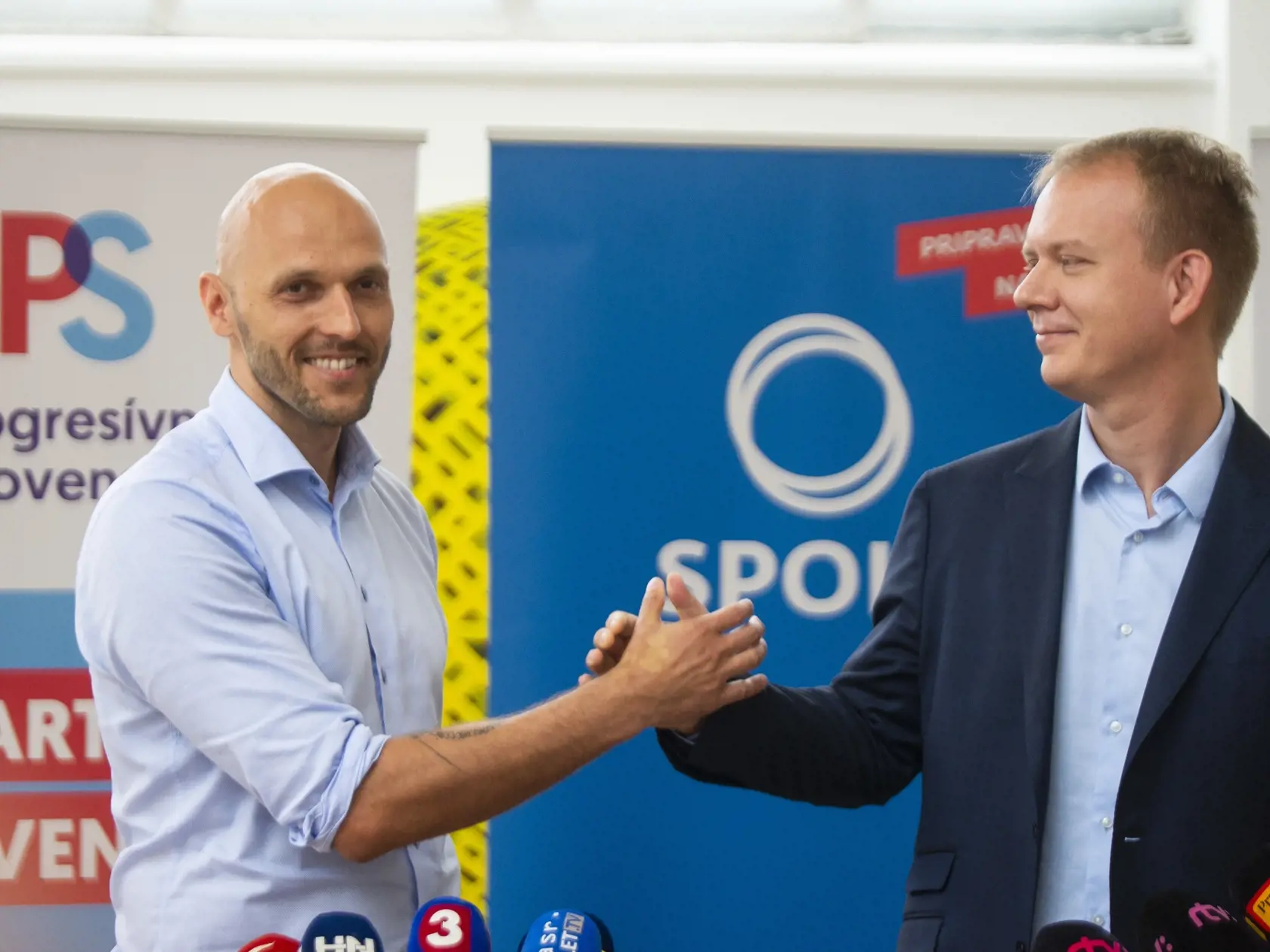 Michal Truban a Miroslav Beblavý. Rozhodlo sa, kto bude lídrom koalície PS/Spolu do parlamentných volieb.