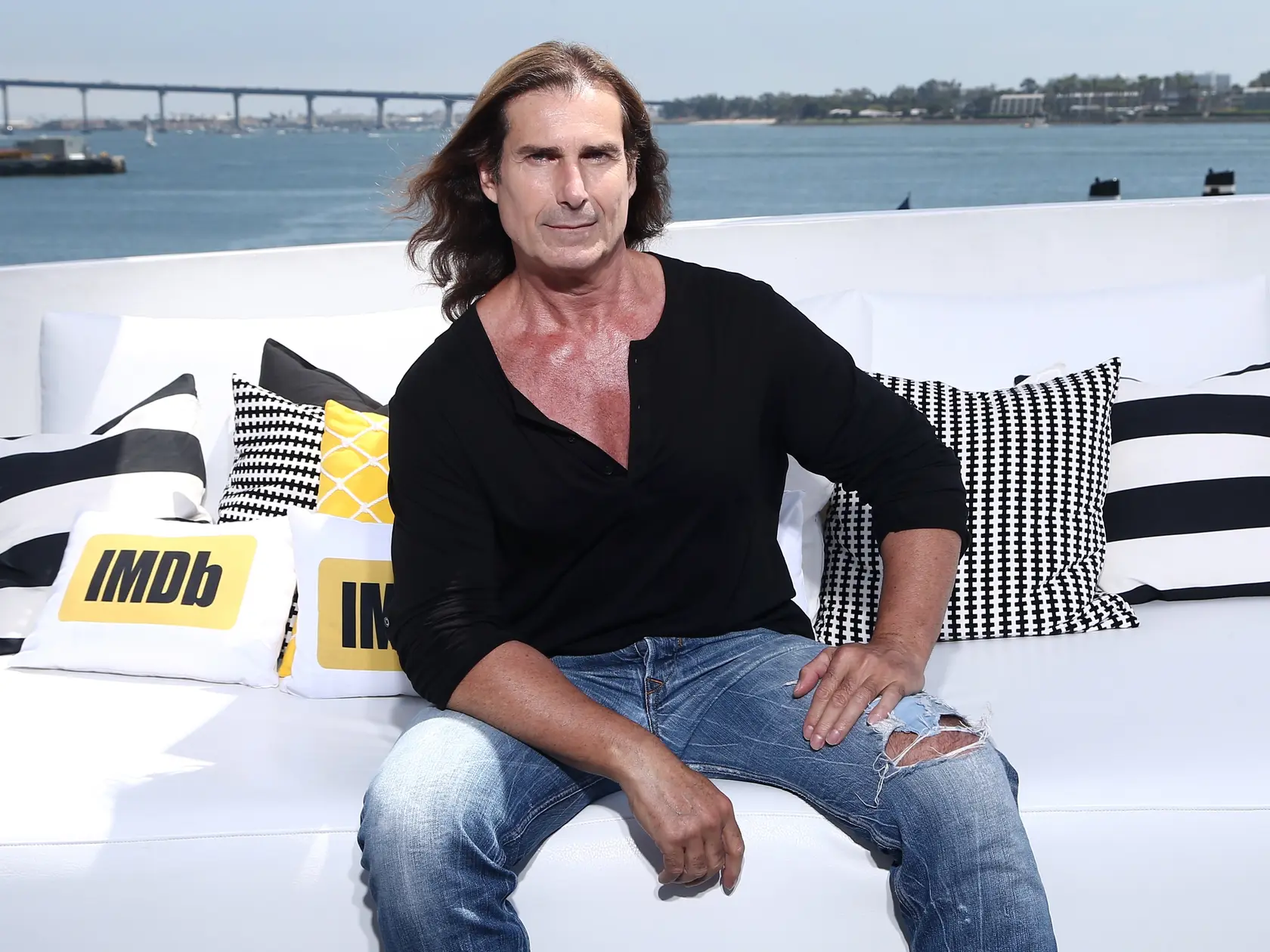 SAN DIEGO, CA - JULY 21:  Actor Fabio Lanzoni on the #IMDboat at San Diego Comic-Con 2017 at The IMDb Yacht on July 21, 2017 in San Diego, California.  (Photo by Tommaso Boddi/Getty Images for IMDb)