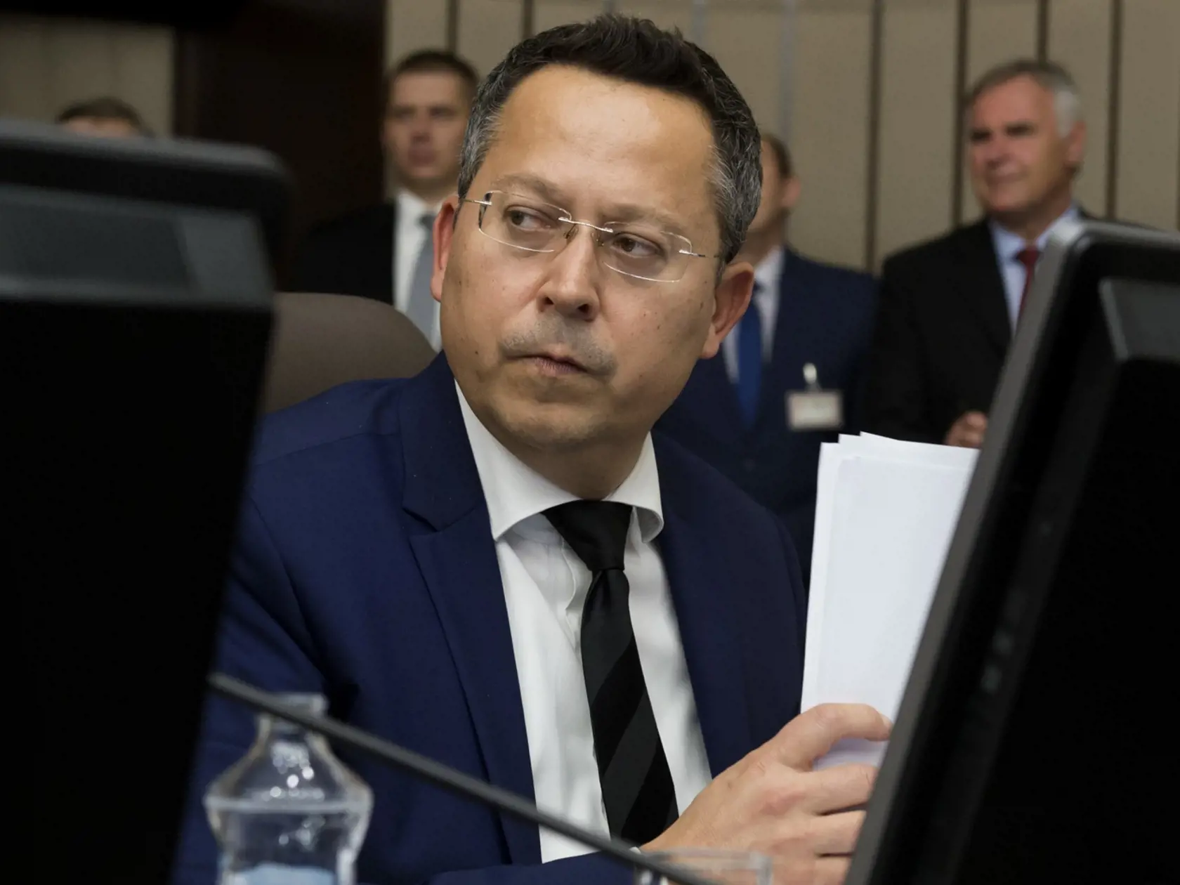 Na snímke exminister financií SR Ladislav Kamenický počas 177. schôdze vlády SR 14. októbra 2019 v Bratislave. FOTO TASR - Martin Baumann