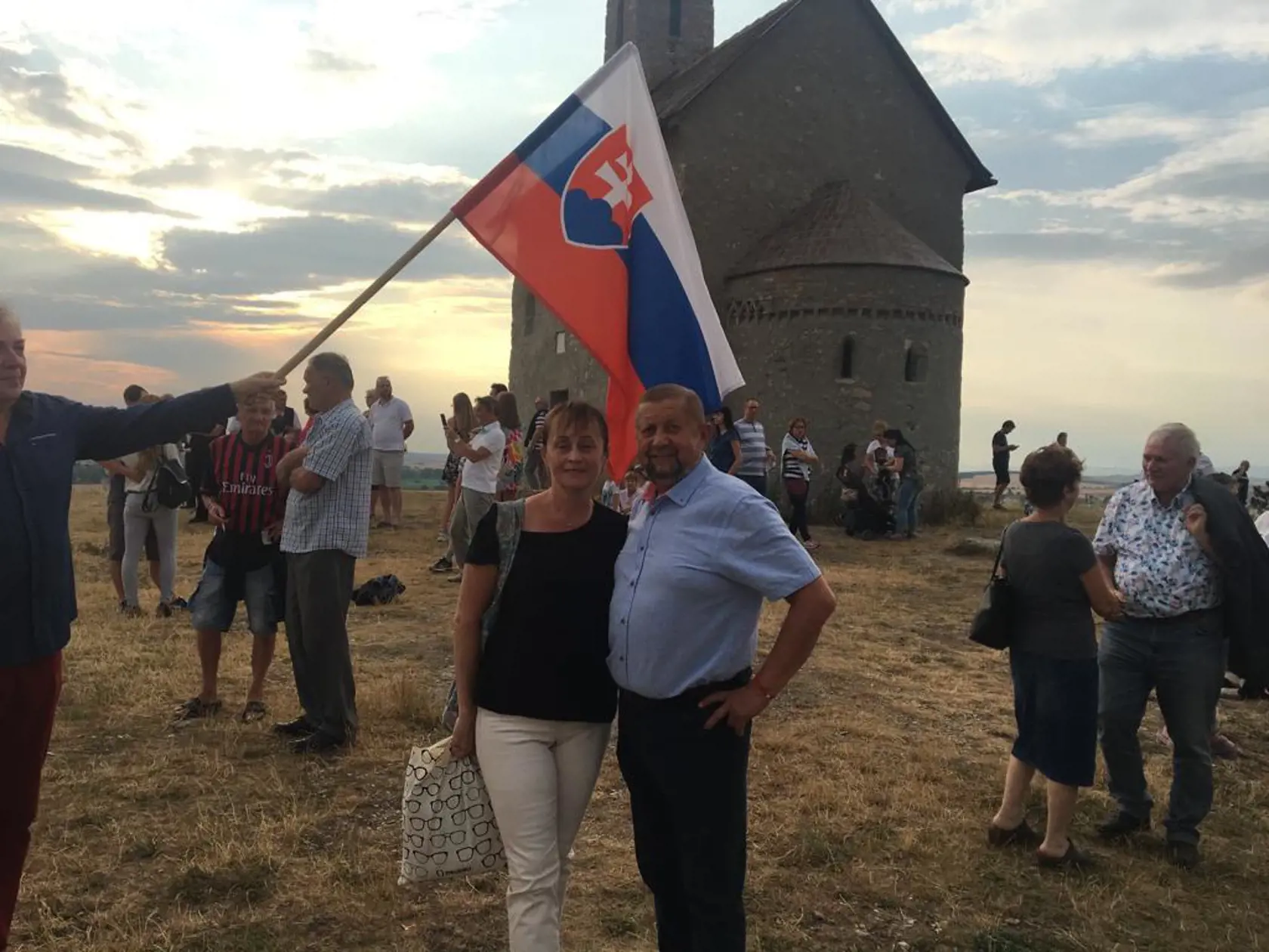 Štefan Harabin aj s manželkou navštívili Dražovce pri Nitre.