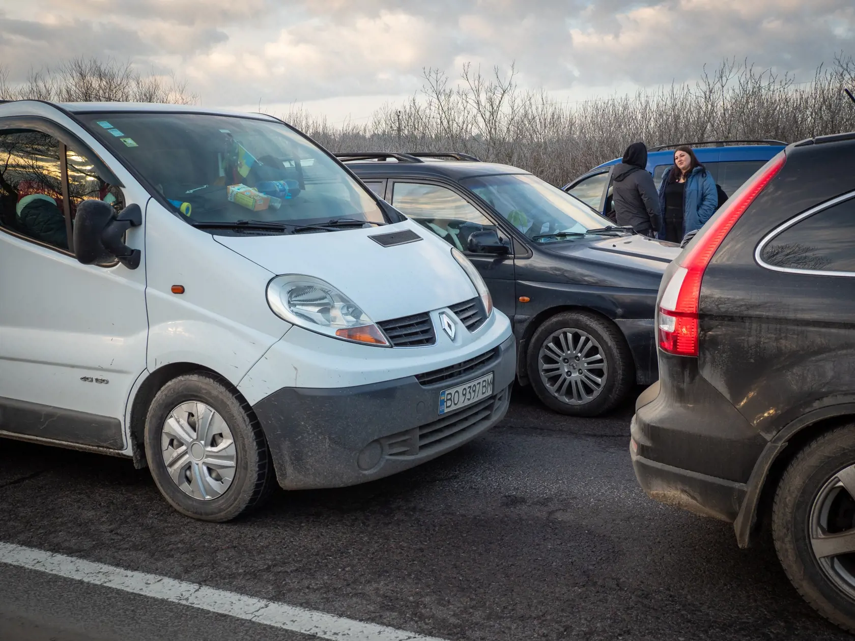 Ukrajinci na úteku pred vojnou