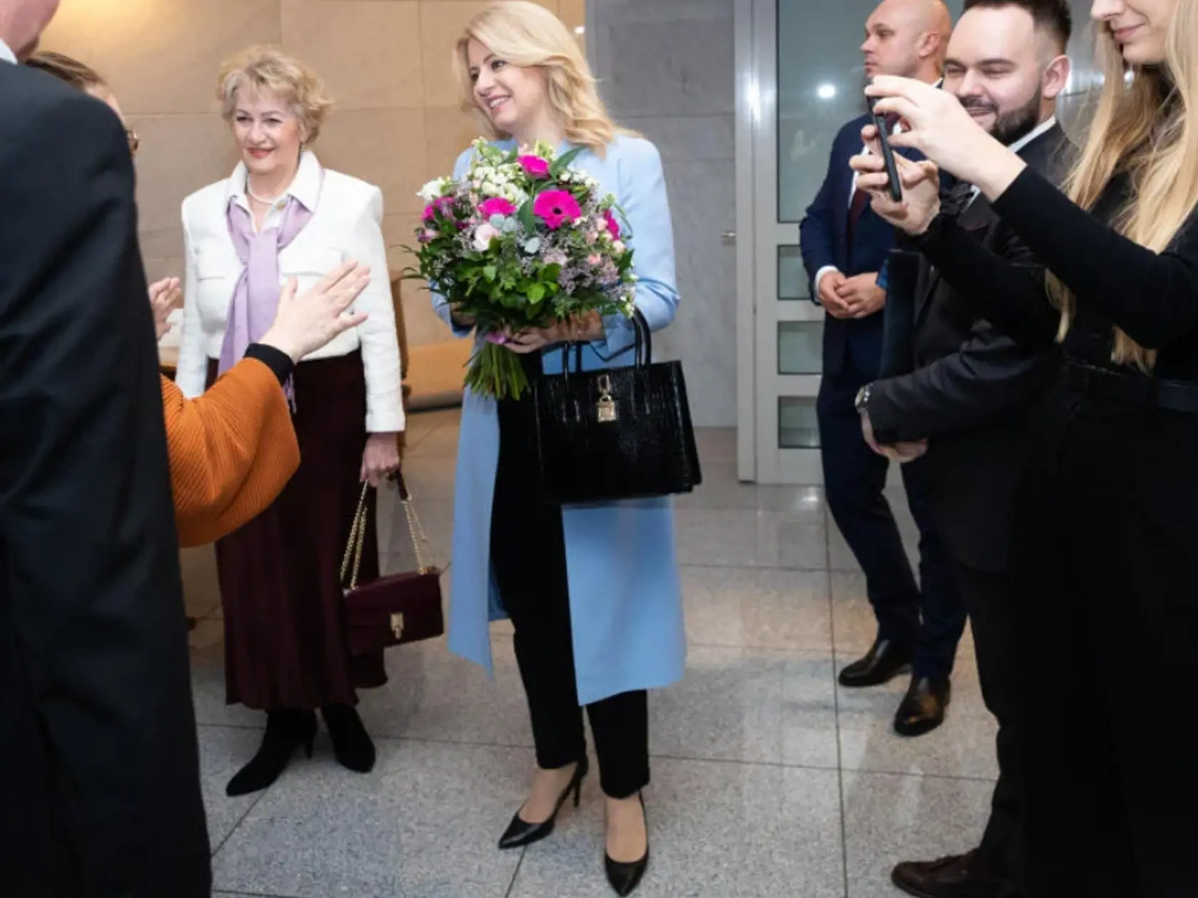 Zuzana Čaputová na premiére filmu Emília.